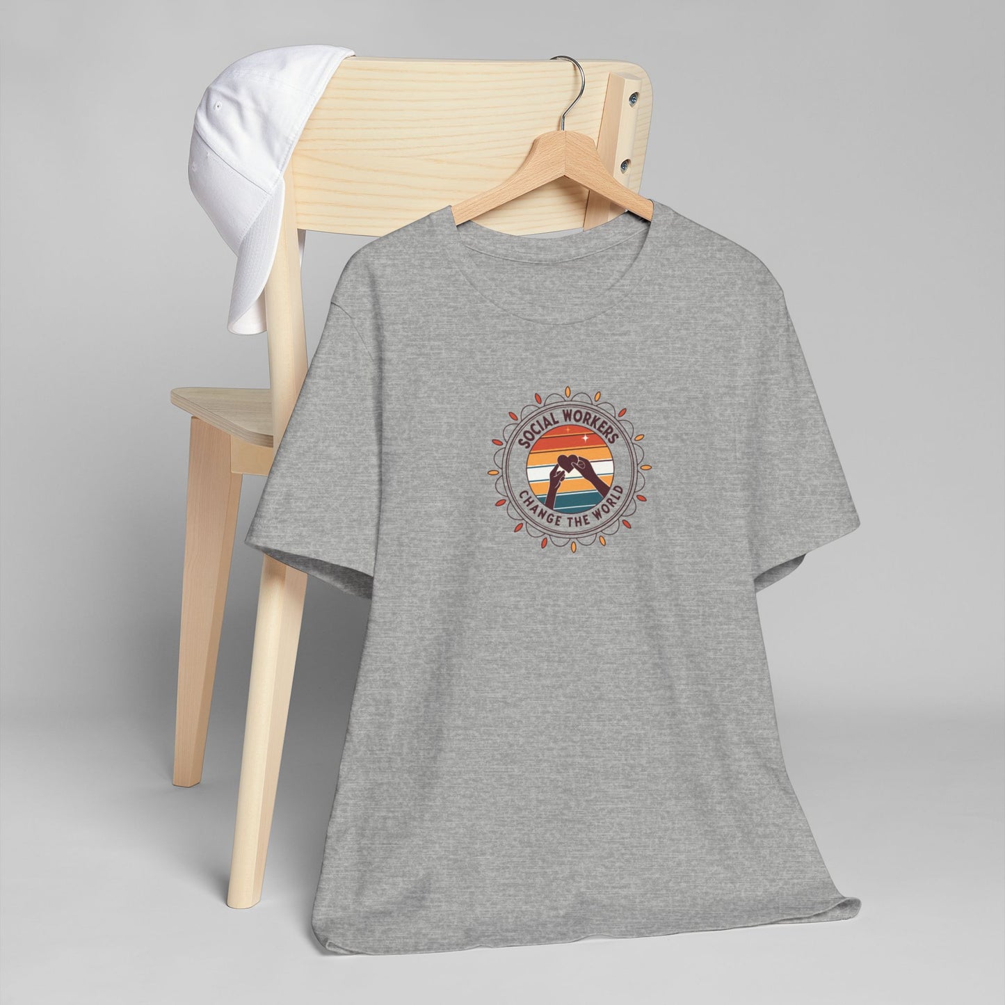 T-Shirt — Soul Worker Retro Sunset Graphic (Find Your Way) - Social Worker
