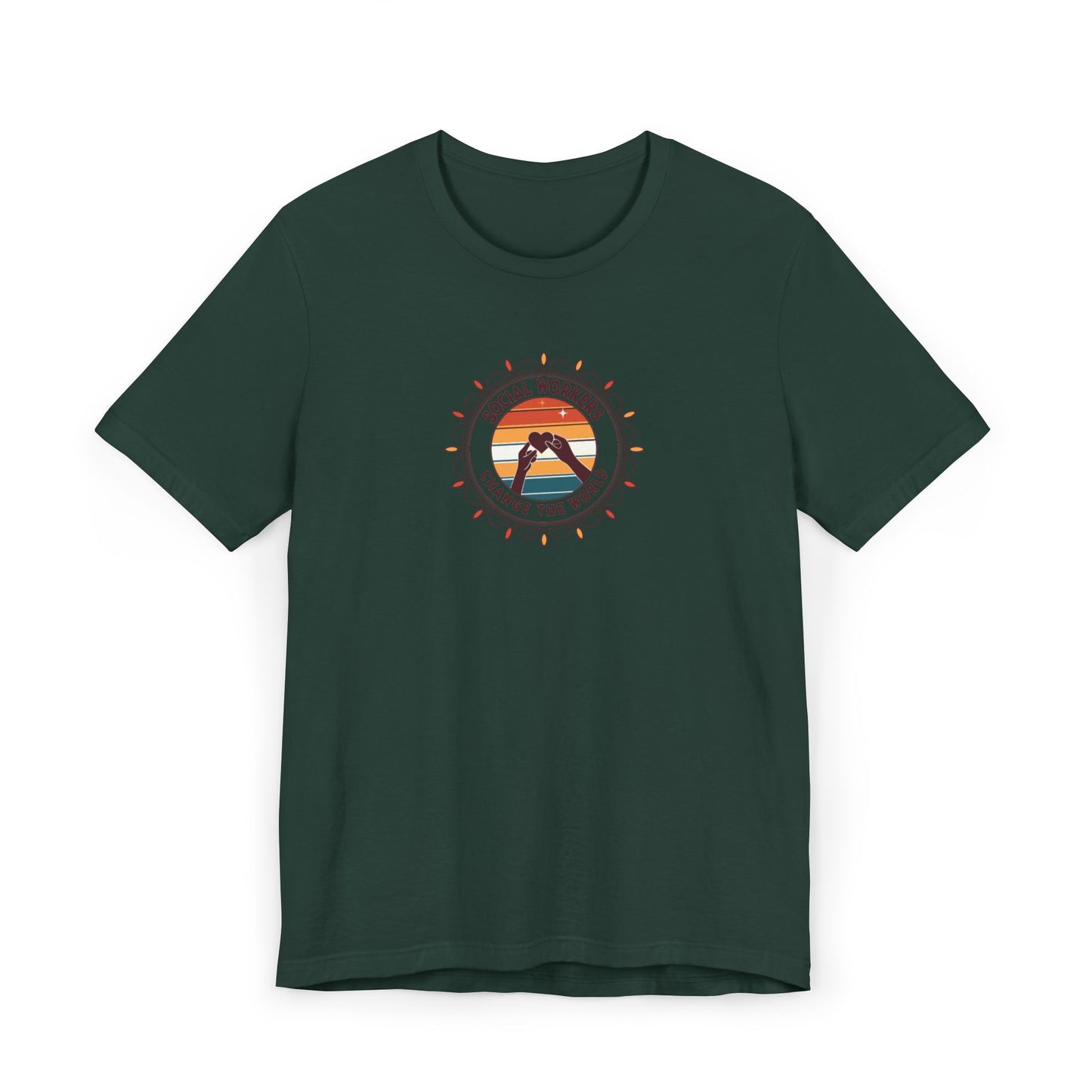 T-Shirt — Soul Worker Retro Sunset Graphic (Find Your Way) - Social Worker