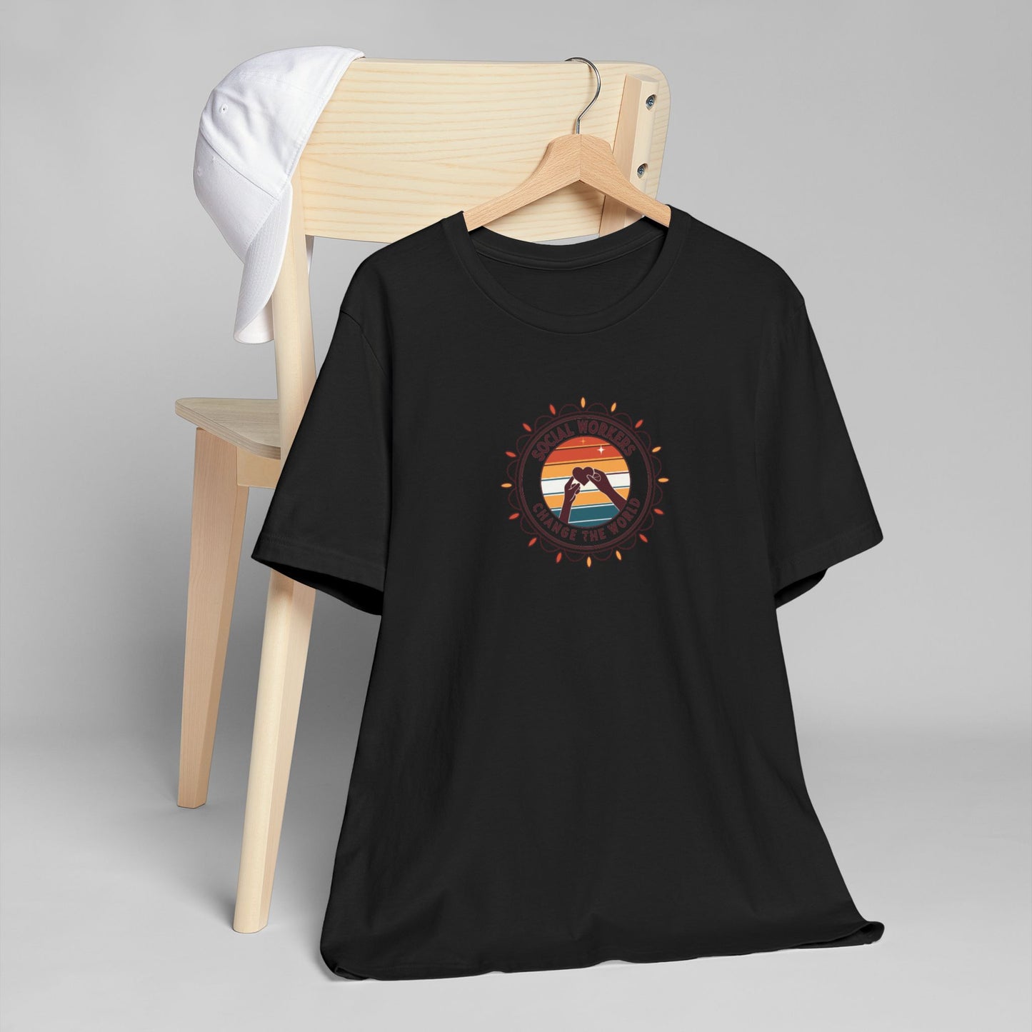 T-Shirt — Soul Worker Retro Sunset Graphic (Find Your Way) - Social Worker