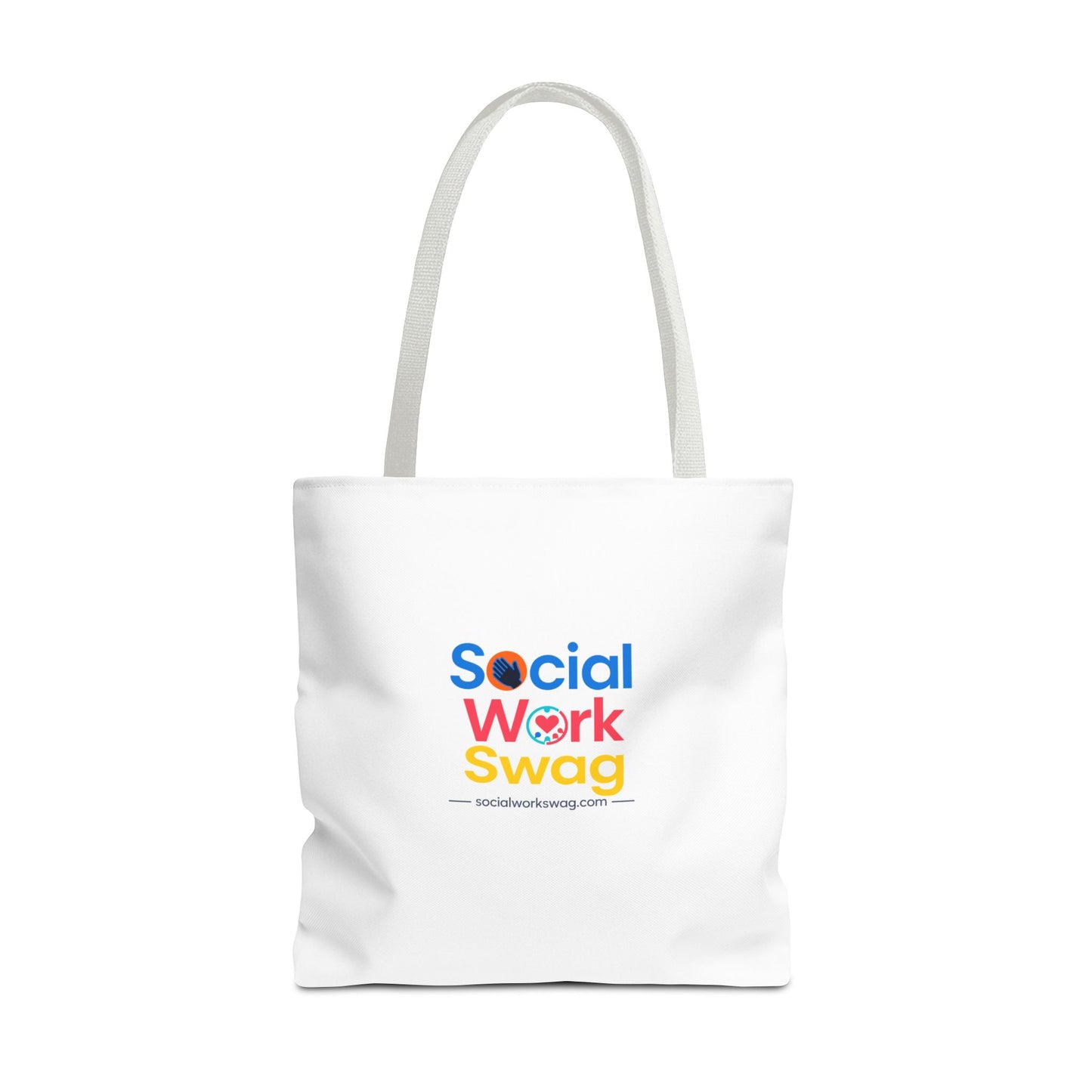 Social Work Swag Tote Bag — Colorful Social Worker Gift Tote