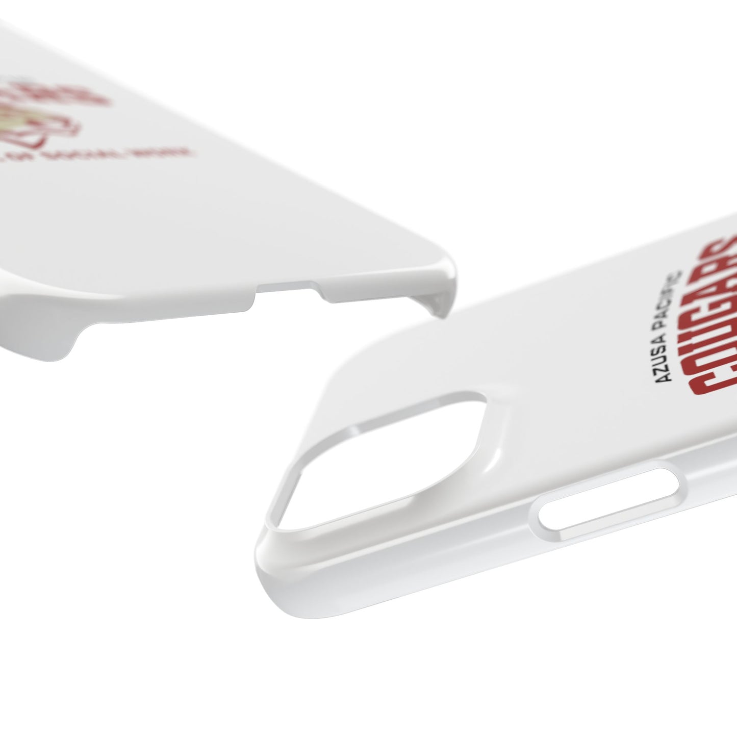 Azuza Pacific University - Slim I-Phone Case - School of Social Work (White)