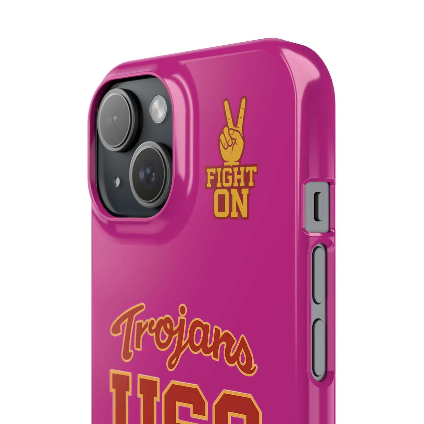 USC Trojans Slim I-Phone Case - School of Social Work (Pink)