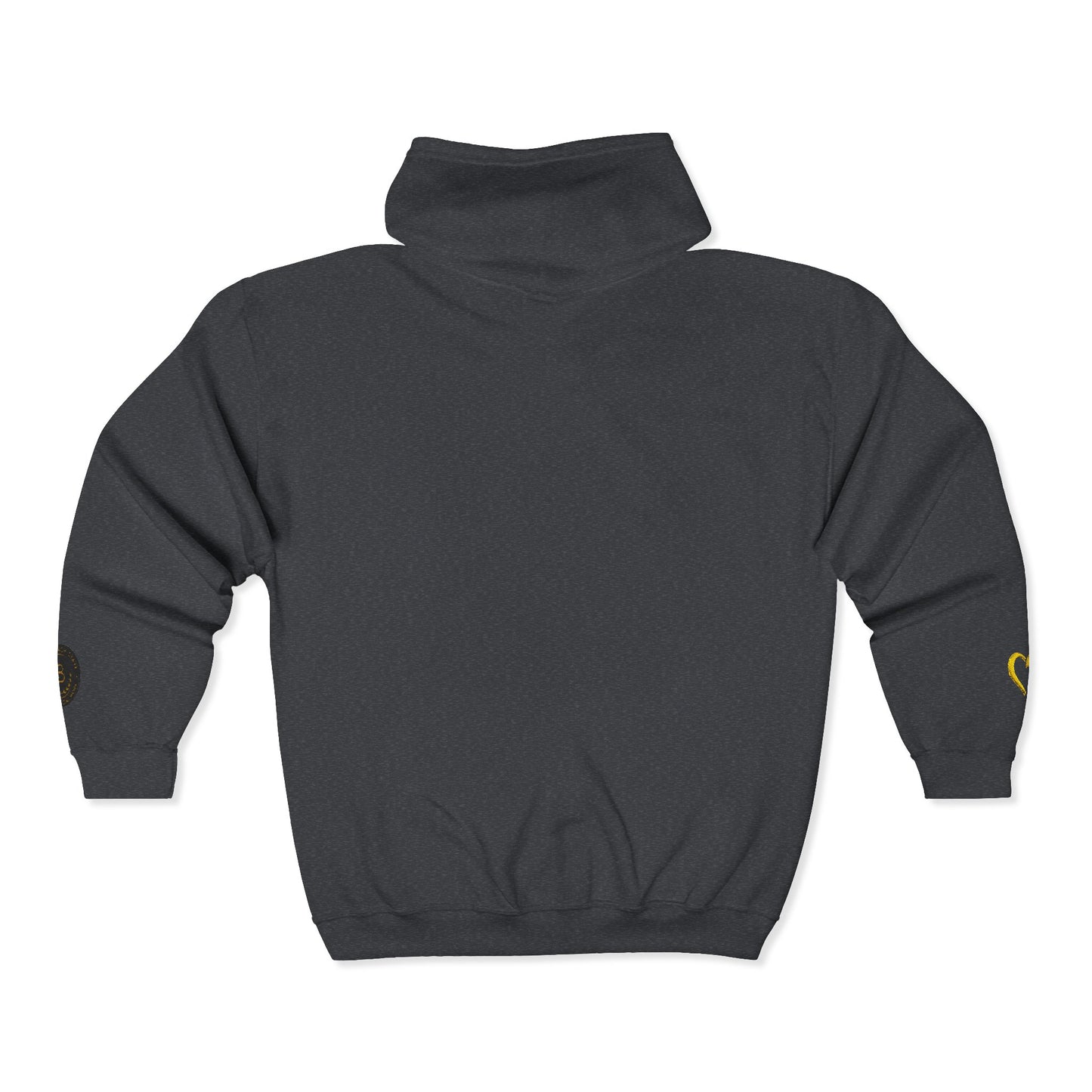 Cal State Long Beach- School of Social Work -Unisex Heavy Blend™ Full Zip Hooded Sweatshirt - Ultimate Comfort for Fans