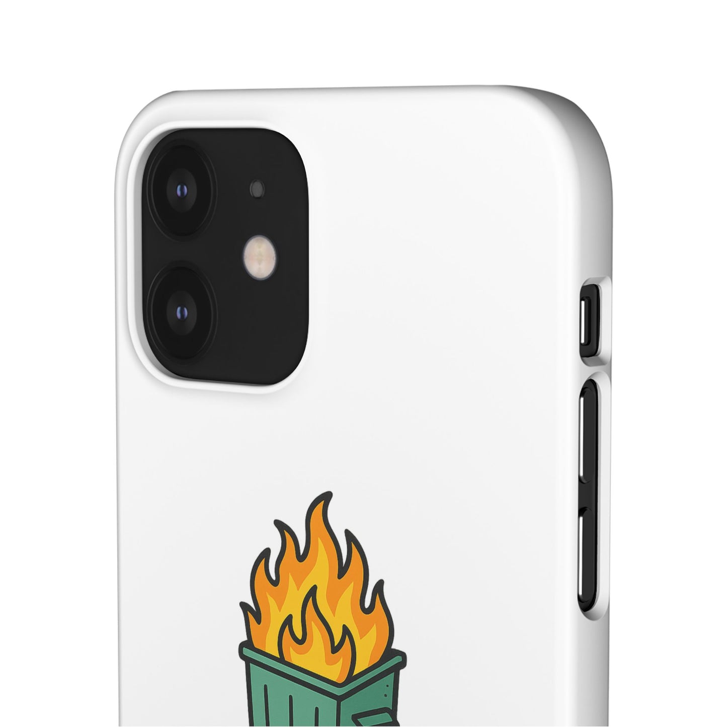 Phone Case — "I'm Fine, It's Fine" Dumpster Fire Design