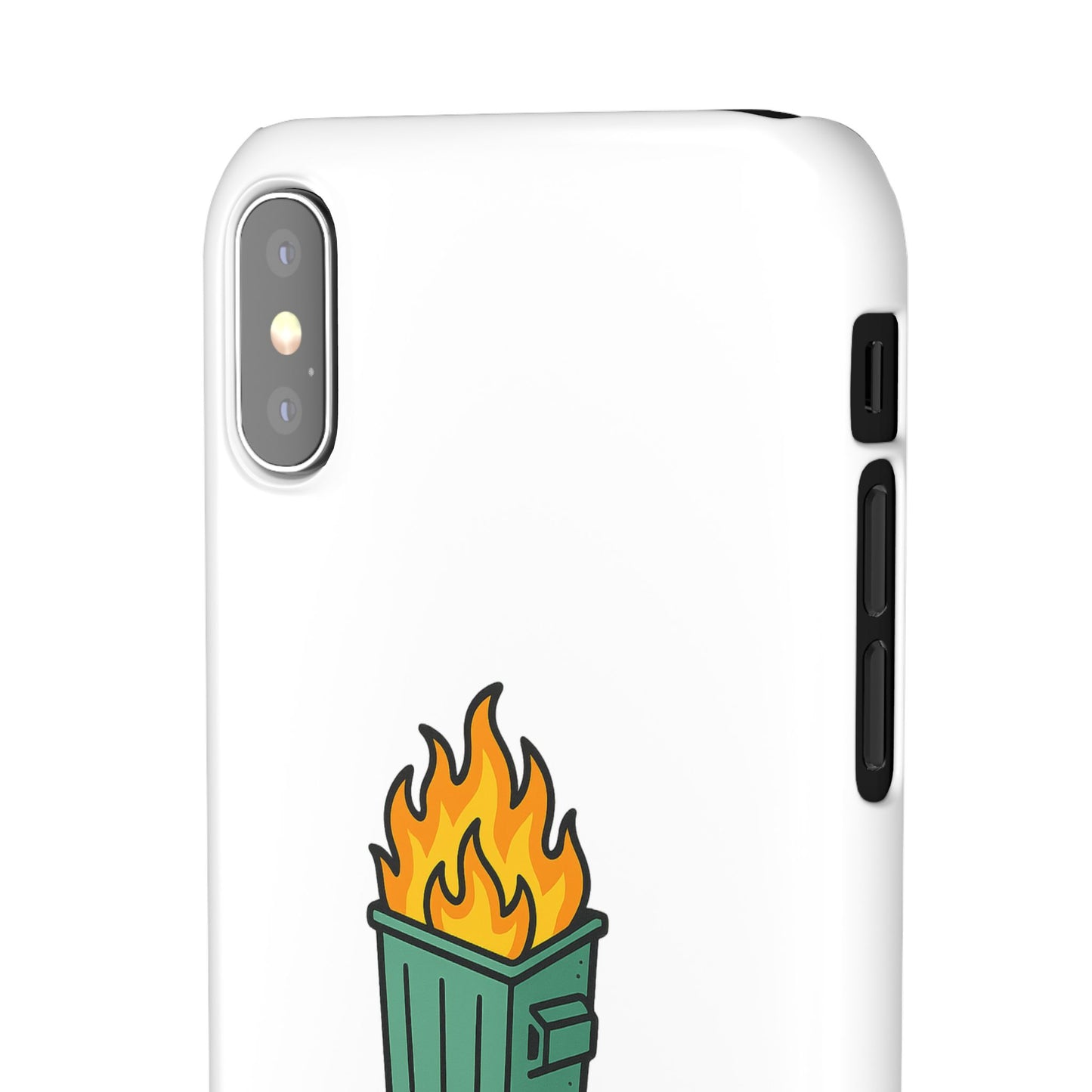 Phone Case — "I'm Fine, It's Fine" Dumpster Fire Design