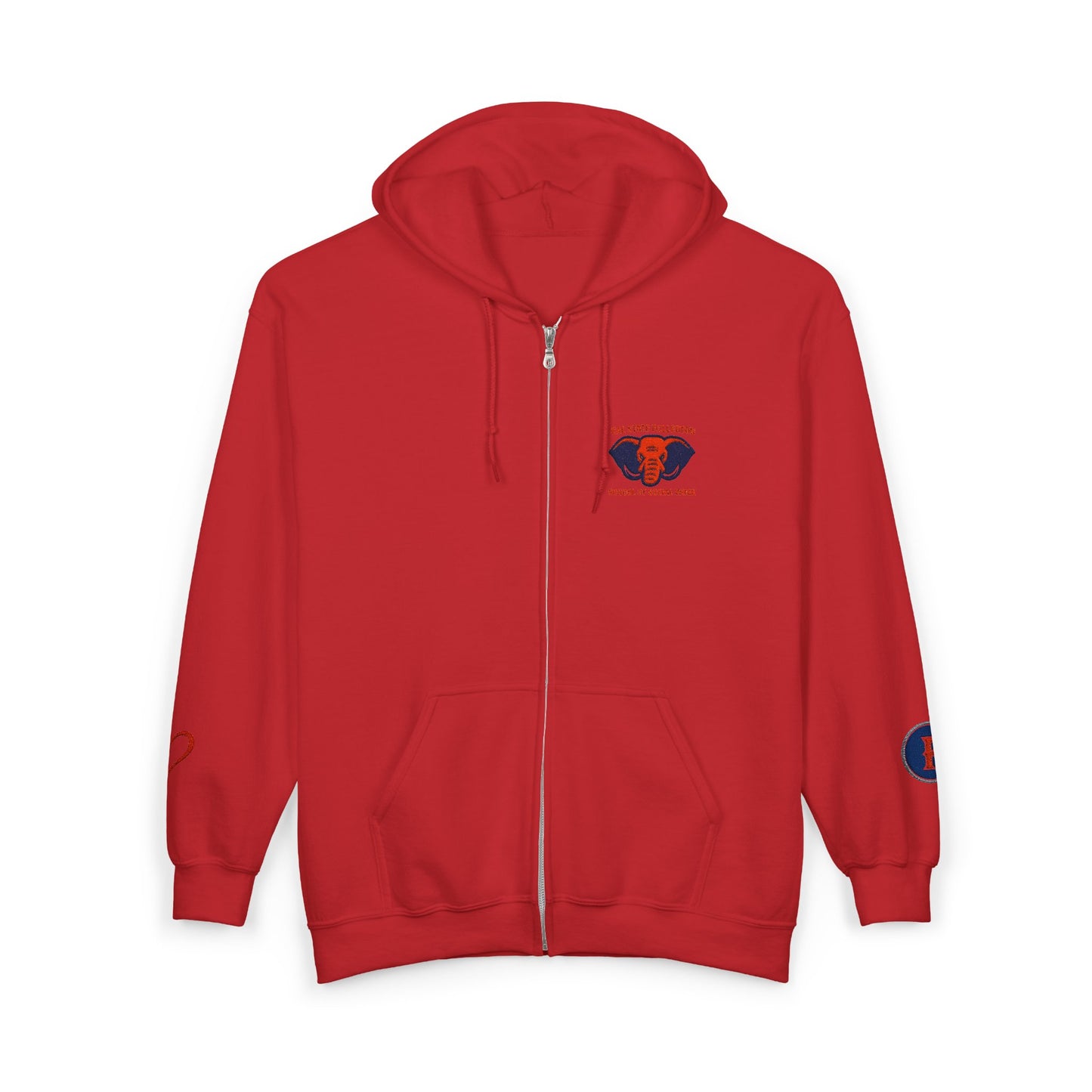 Cal State Fullerton- School of Social Work -Unisex Heavy Blend™ Full Zip Hooded Sweatshirt - Ultimate Comfort for Fans