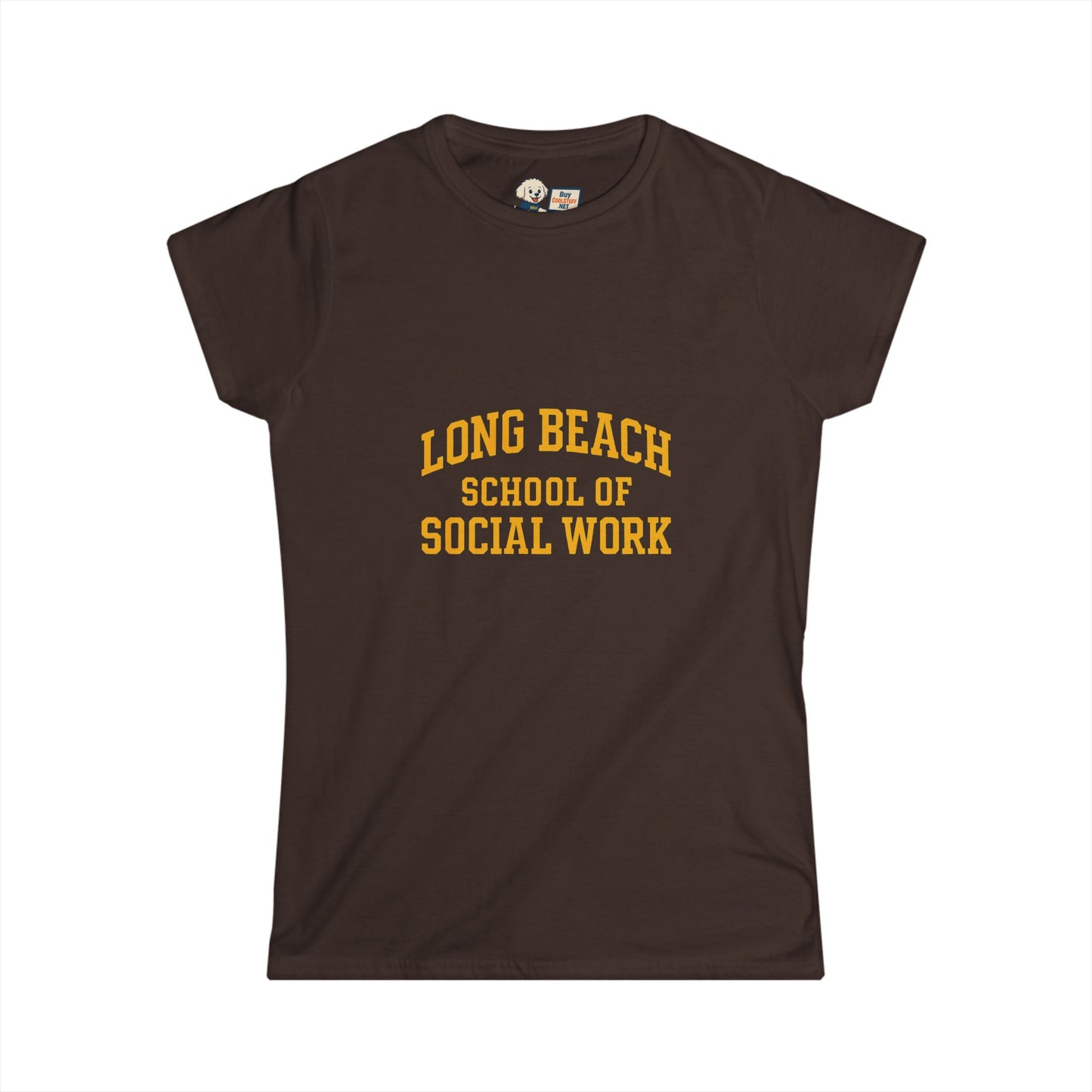 California State Long Beach School of Social Work -Women's Softstyle Tee