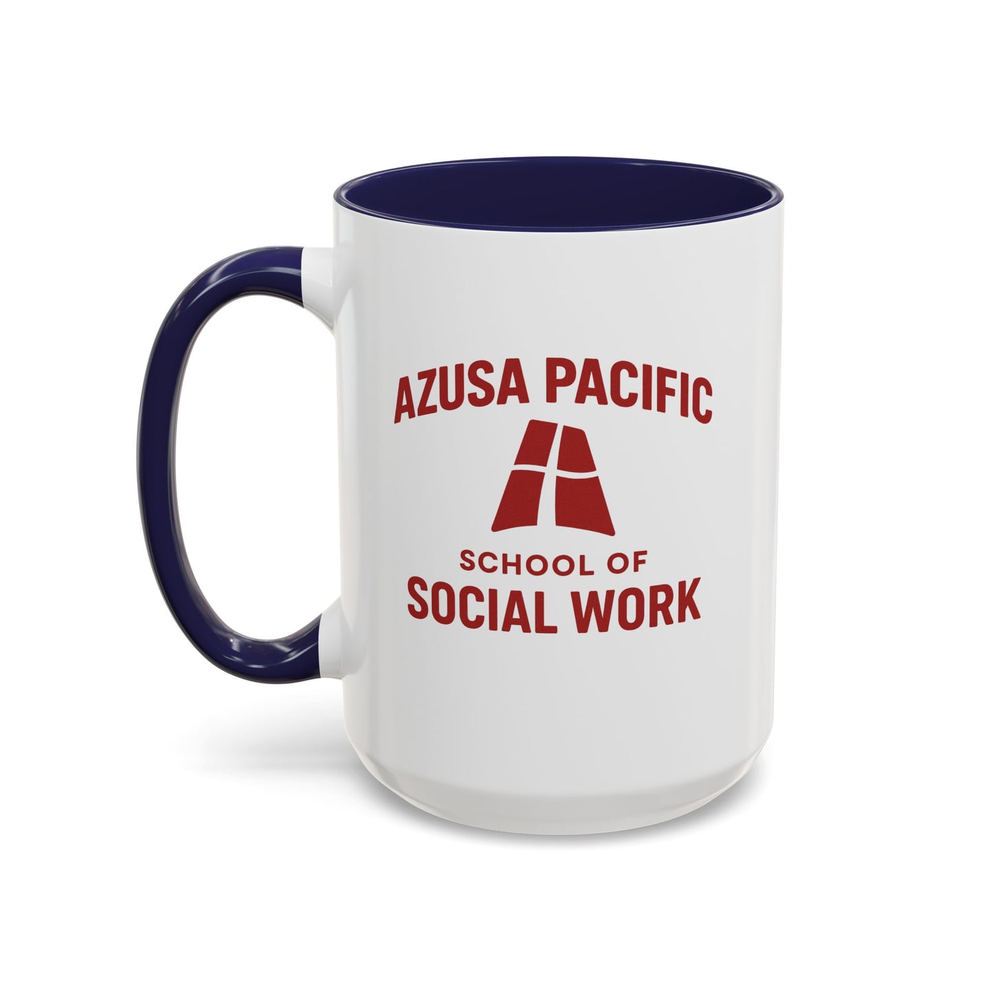 Azusa Pacific University - School of Social Work -Accent Mug - 15oz