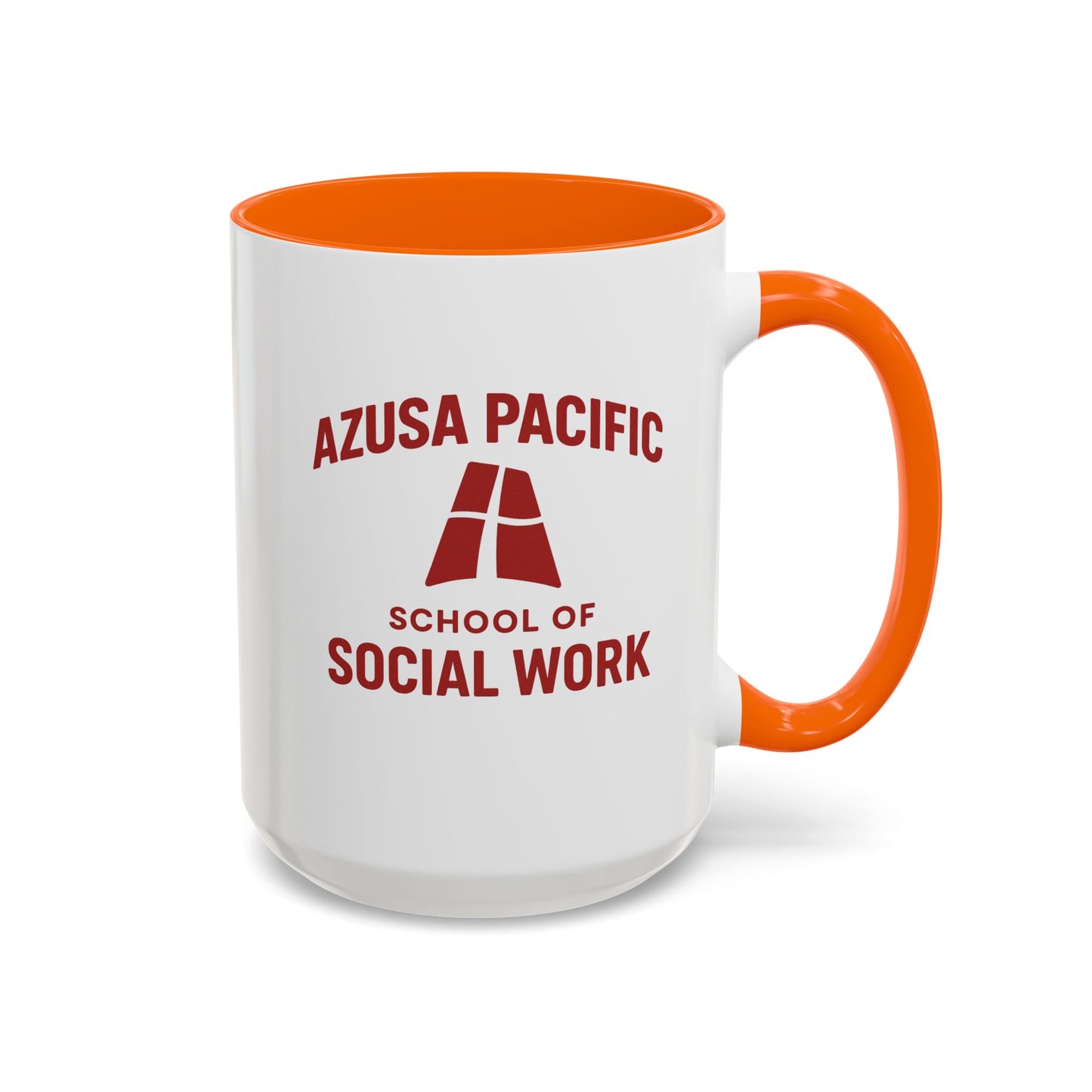 Azusa Pacific University - School of Social Work -Accent Mug - 15oz