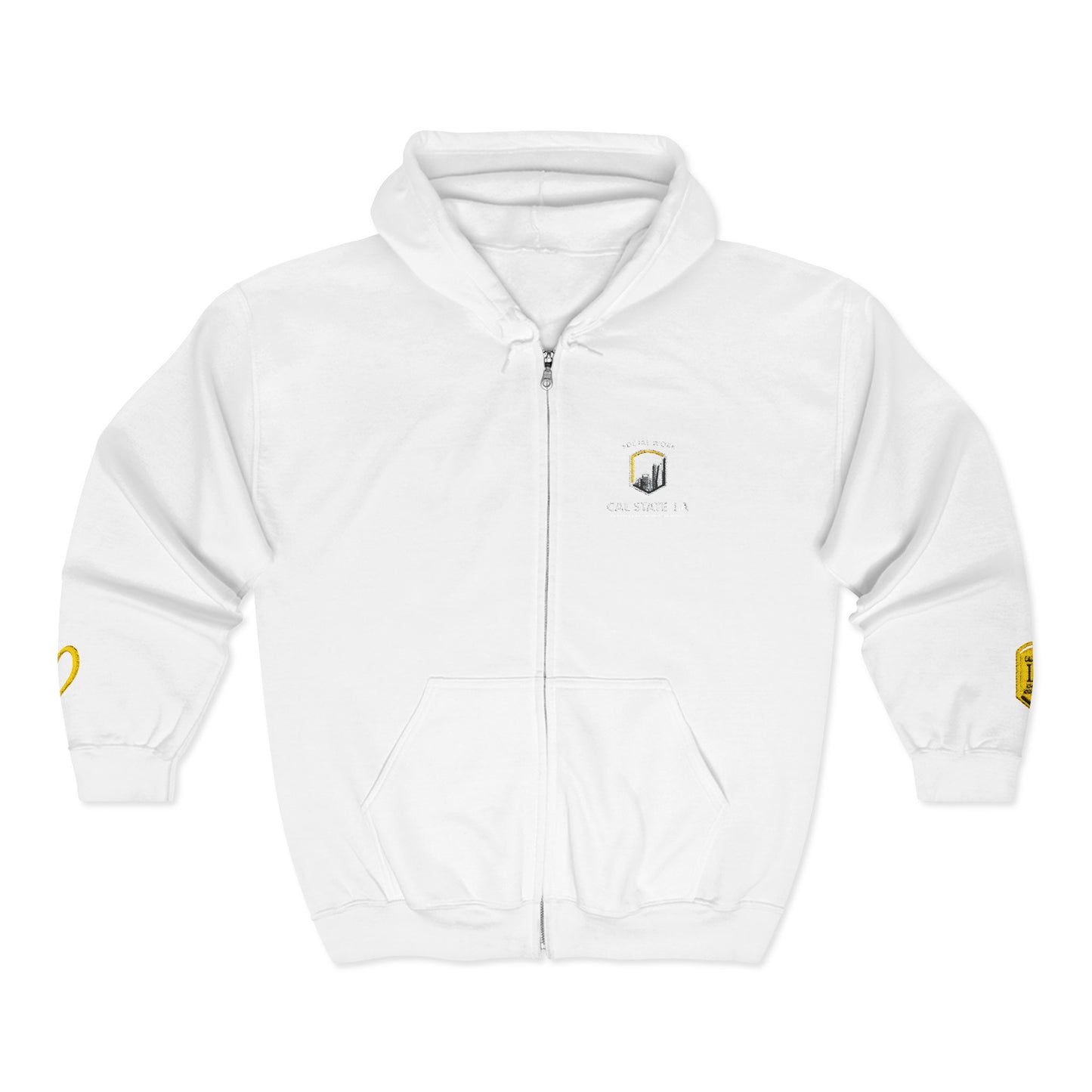 Cal State LA- School of Social Work -Unisex Heavy Blend™ Full Zip Hooded Sweatshirt - Ultimate Comfort for Fans