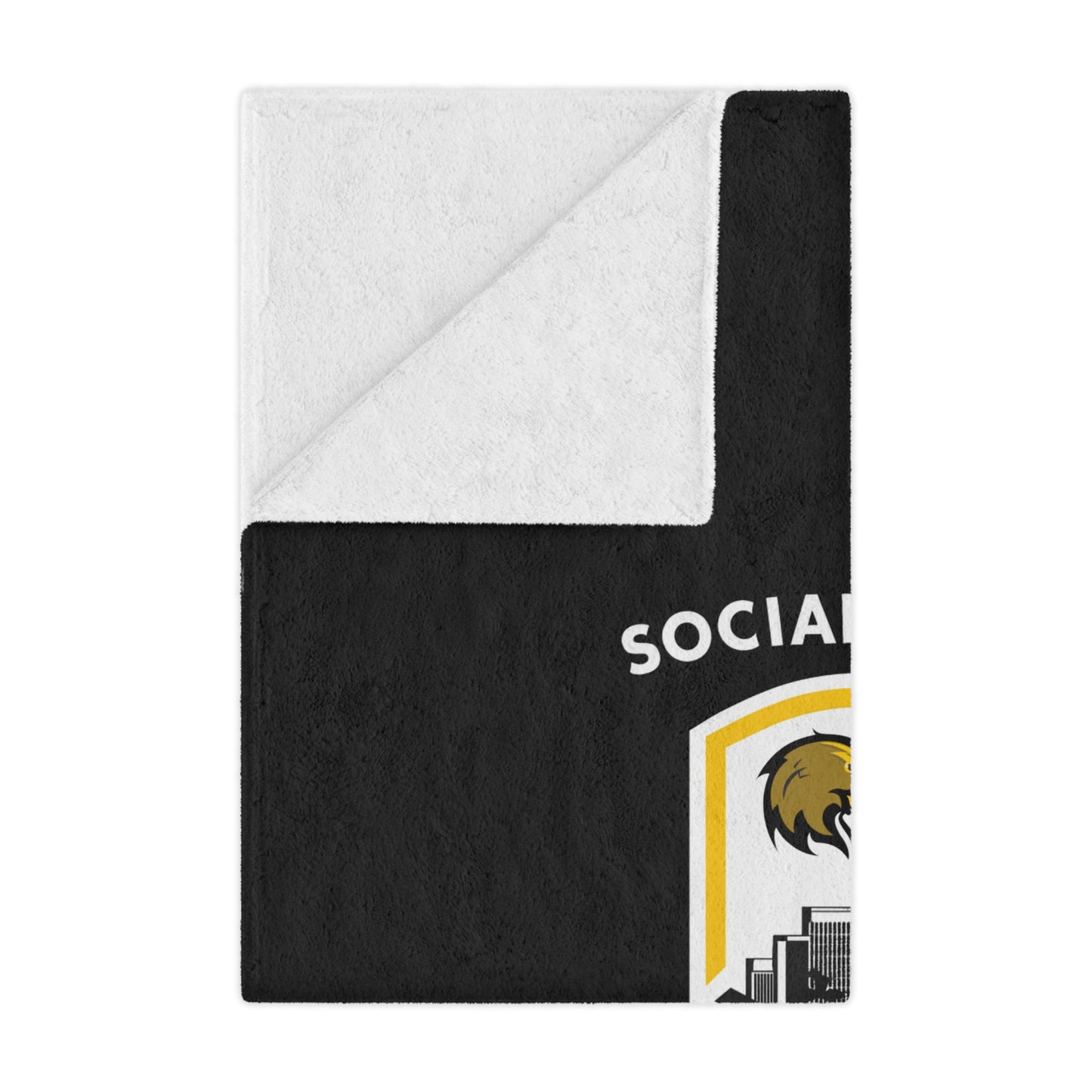 CSULA School of Social Work Mini Blanket - Great for your office chair or your couch at home!