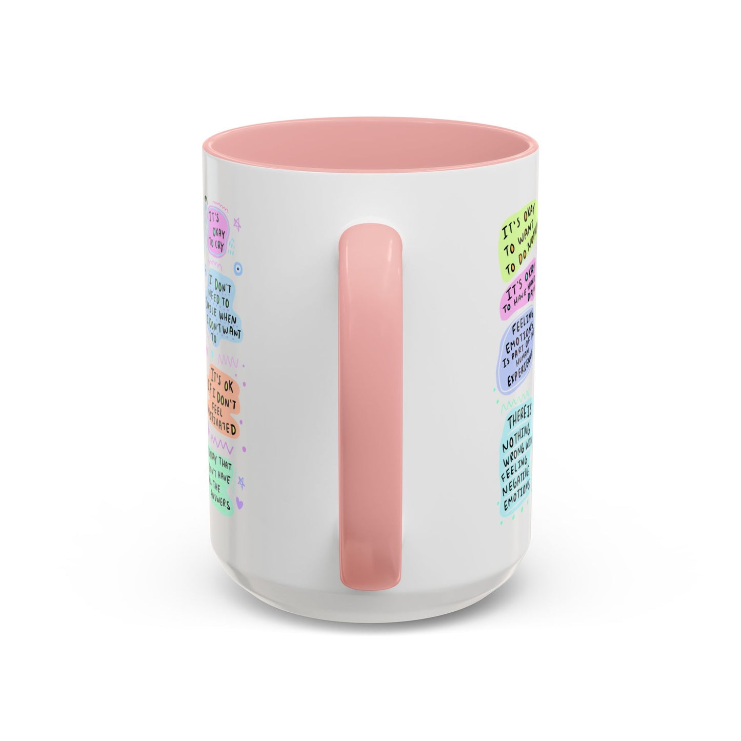 Mental Health Coffee Mug — "My Mental Health Cup" Affirmation Accent Mug