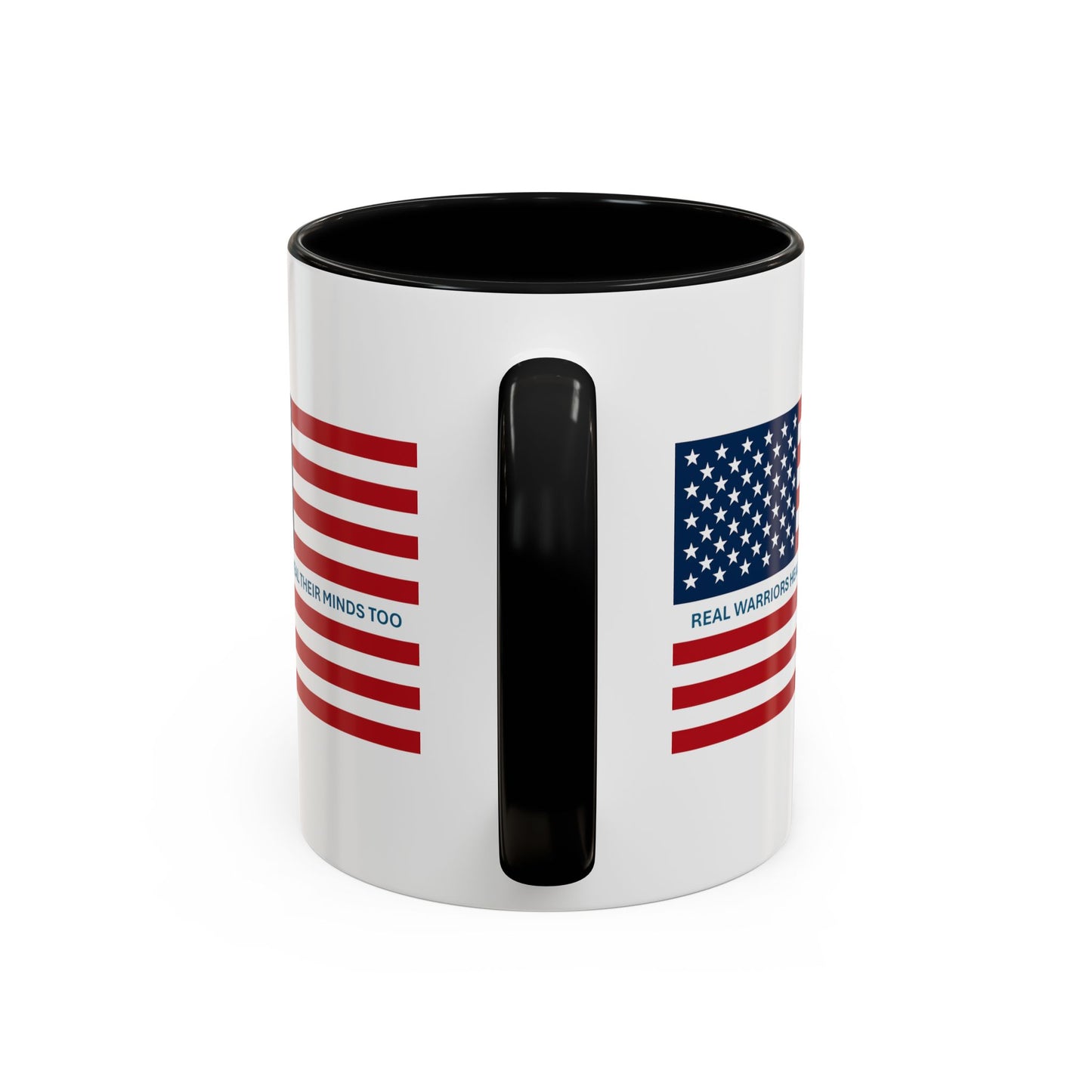 Military Social Work -Empowering Coffee Mug - "Real Warriors Heal Their Minds Too " - Perfect Gift for Advocates and Supporters