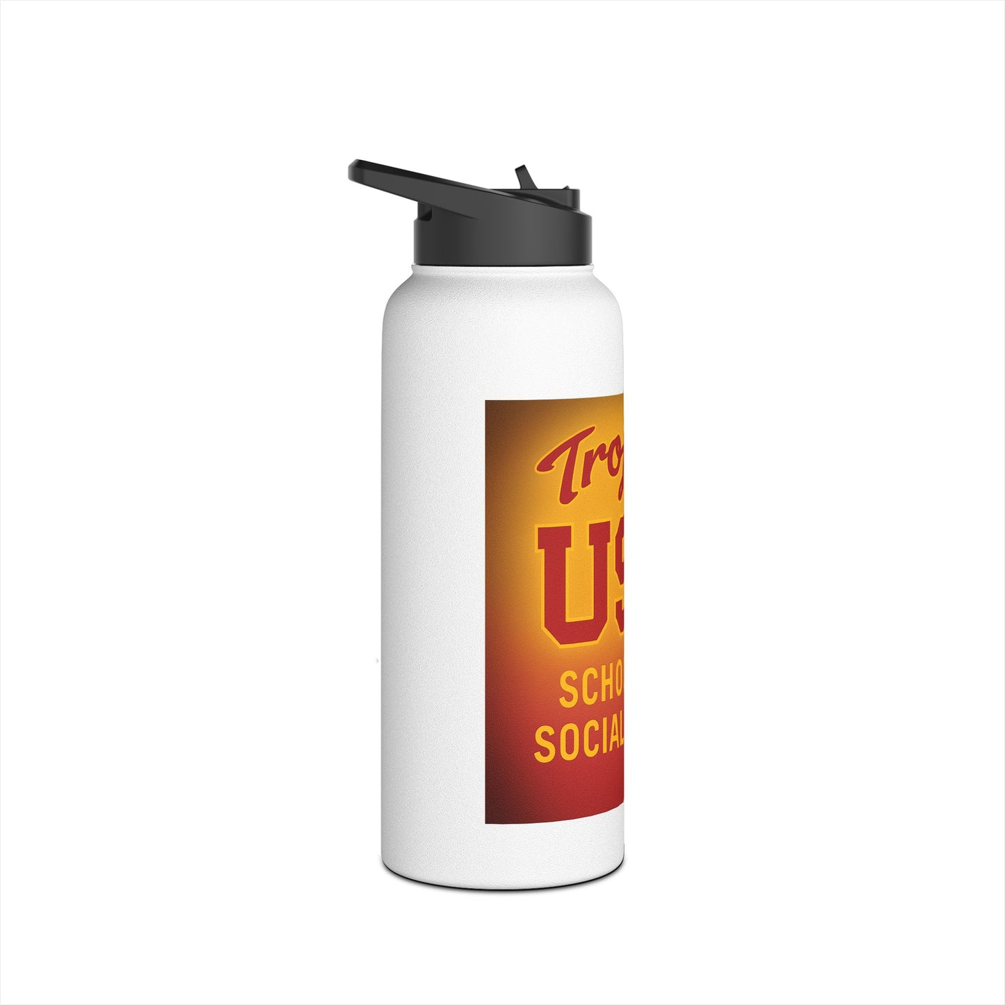 USC Trojans Stainless Steel Water Bottle - Fight On & School of Social Work Designs