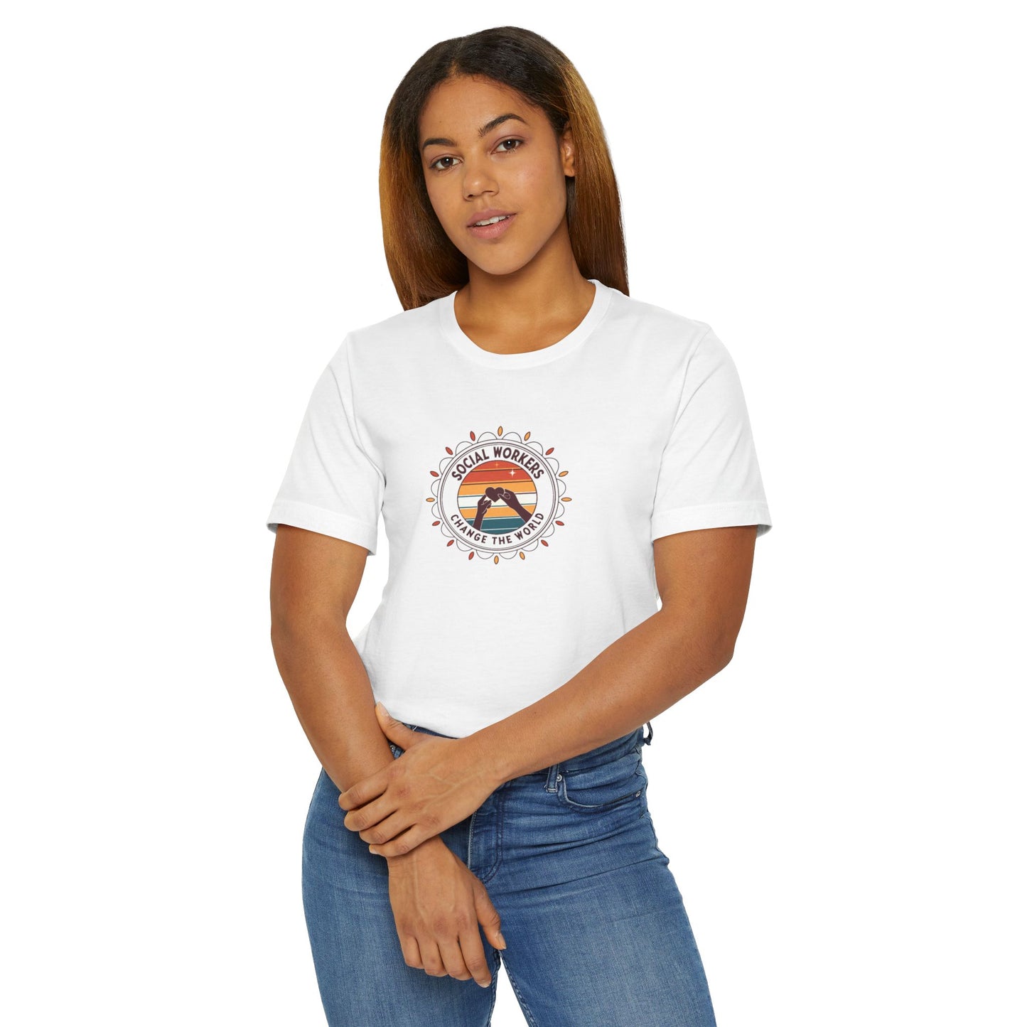 T-Shirt — Soul Worker Retro Sunset Graphic (Find Your Way) - Social Worker