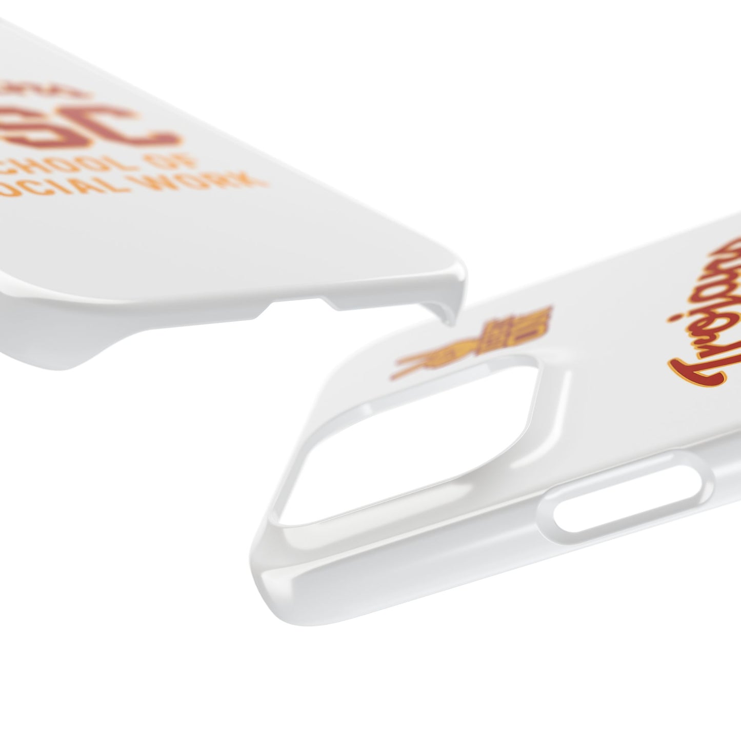 USC Trojans Slim I-Phone Case - School of Social Work (White)