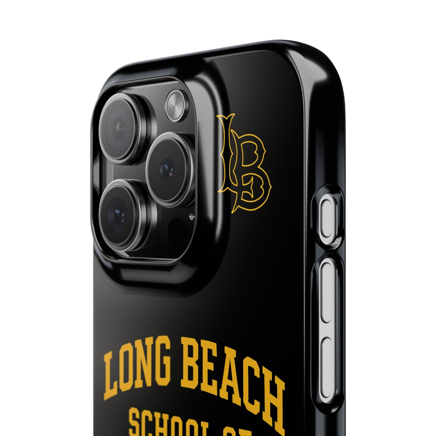Long Beach State University - Slim I-Phone Case - School of Social Work (Black)