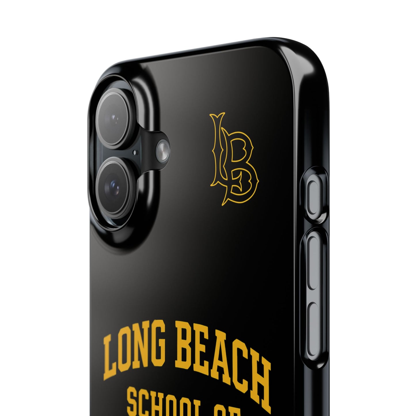 Long Beach State University - Slim I-Phone Case - School of Social Work (Black)