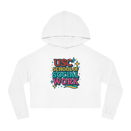 Sparkle - USC School of Social Work Women's Cropped Hoodie
