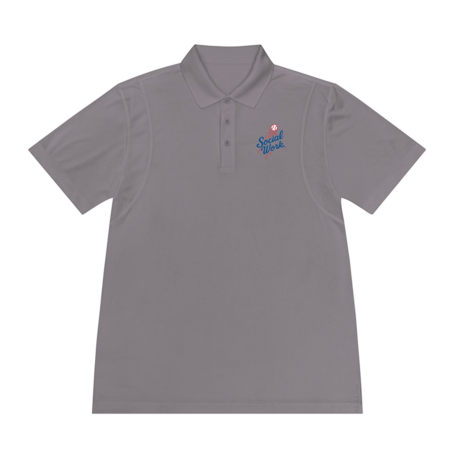 Sport Polo Shirt — Small "Special Week" Retro Script Chest Logo - Men's