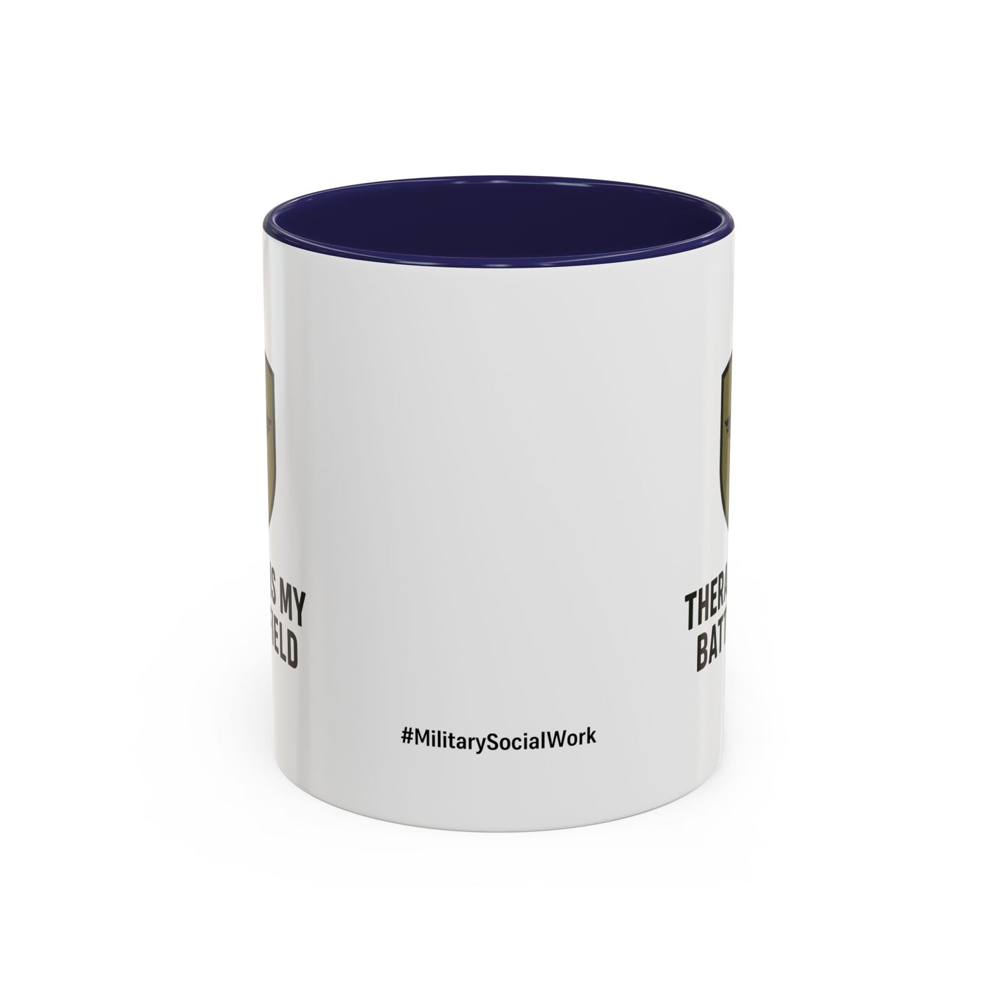 Military Social Work -Empowering Coffee Mug - "Therapy is My Battlefield" - Perfect Gift for Advocates and Supporters