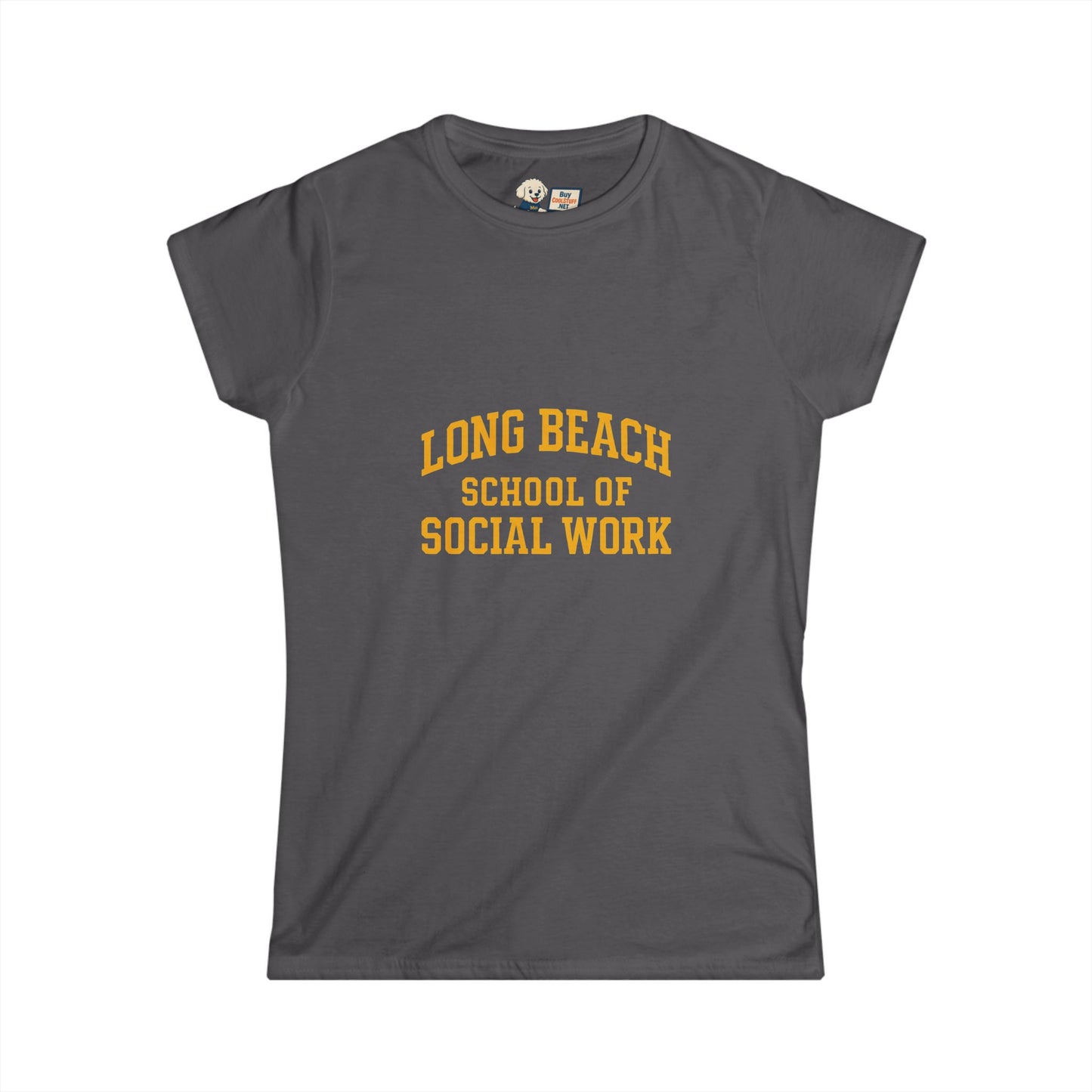 California State Long Beach School of Social Work -Women's Softstyle Tee