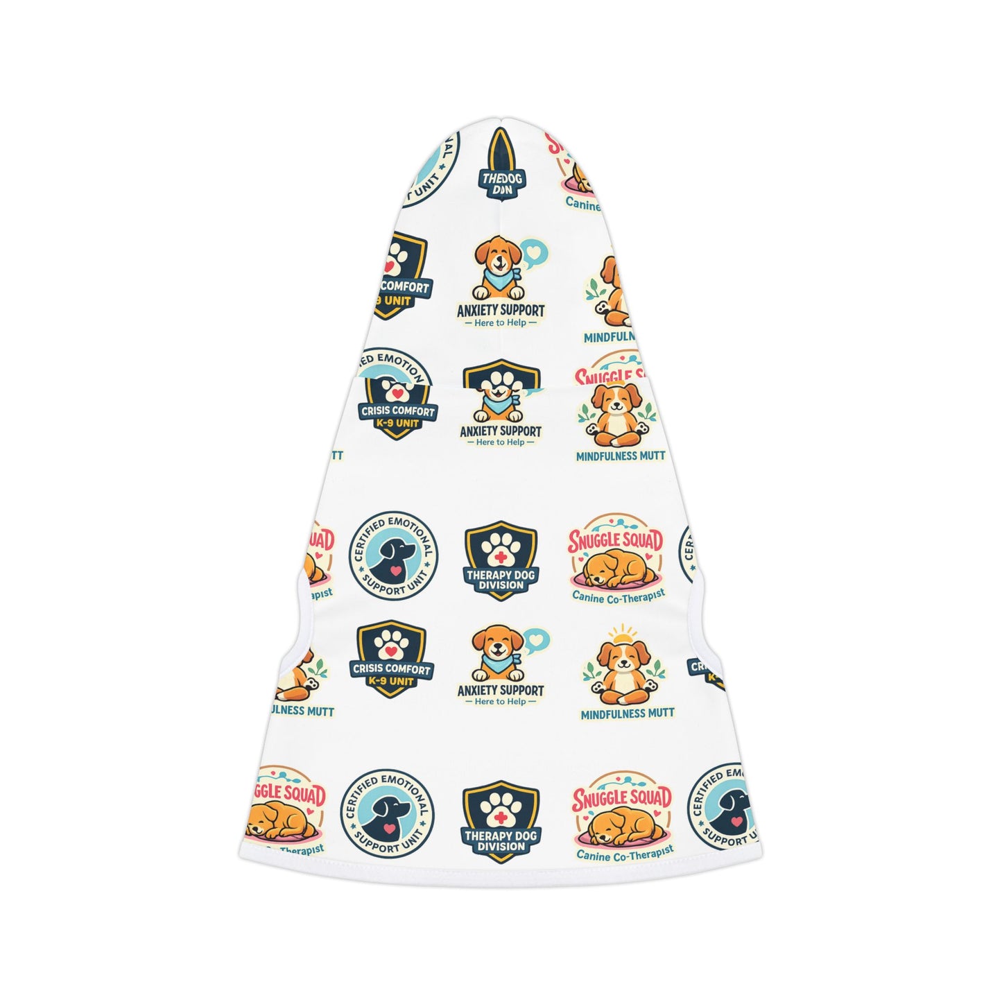 Pet Hoodie — Cute Support Badge Pattern Dog Hoodie