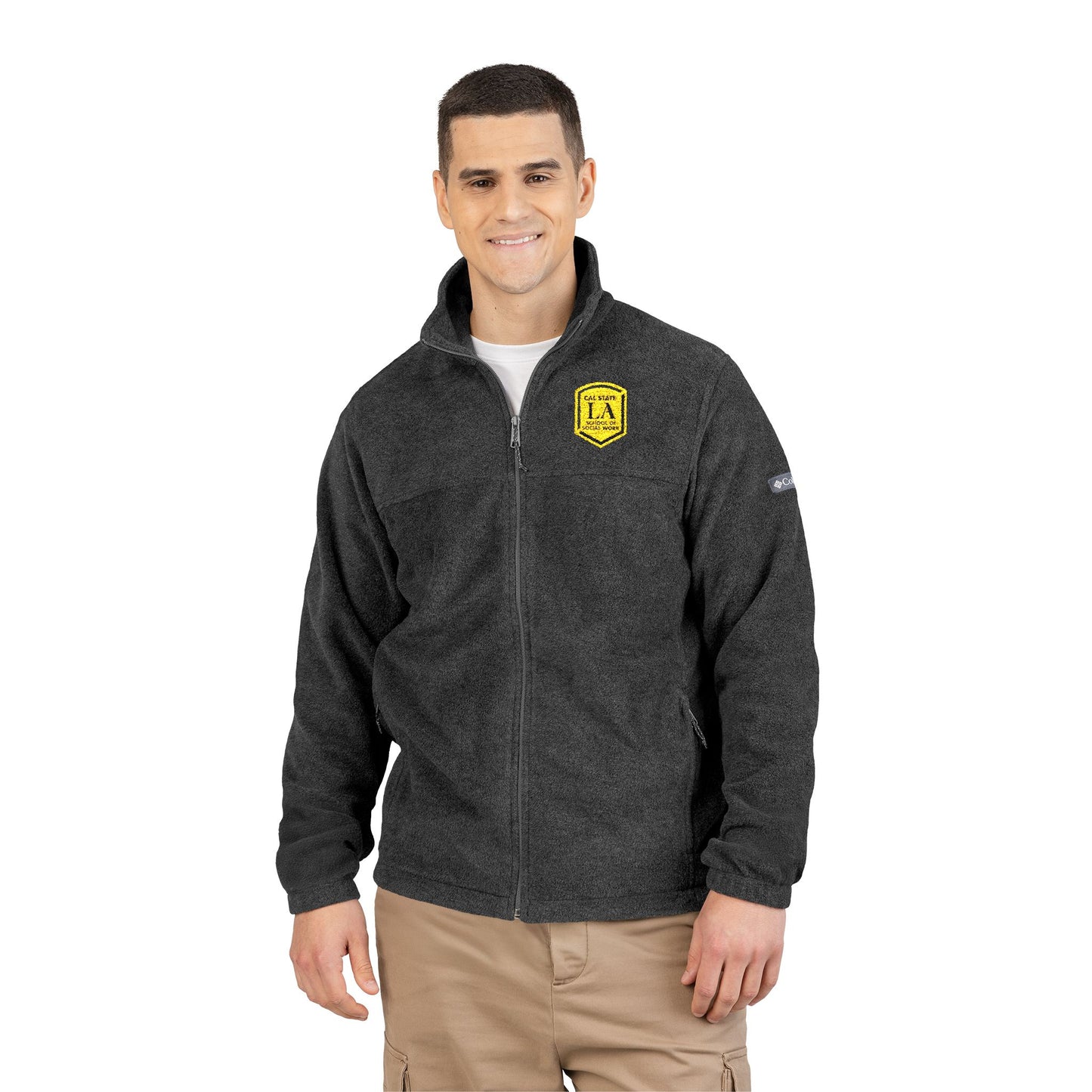 Cal State LA- School of Social Work -Embroidered Unisex Columbia Fleece Jacket - Cozy & Stylish Outdoor Wear
