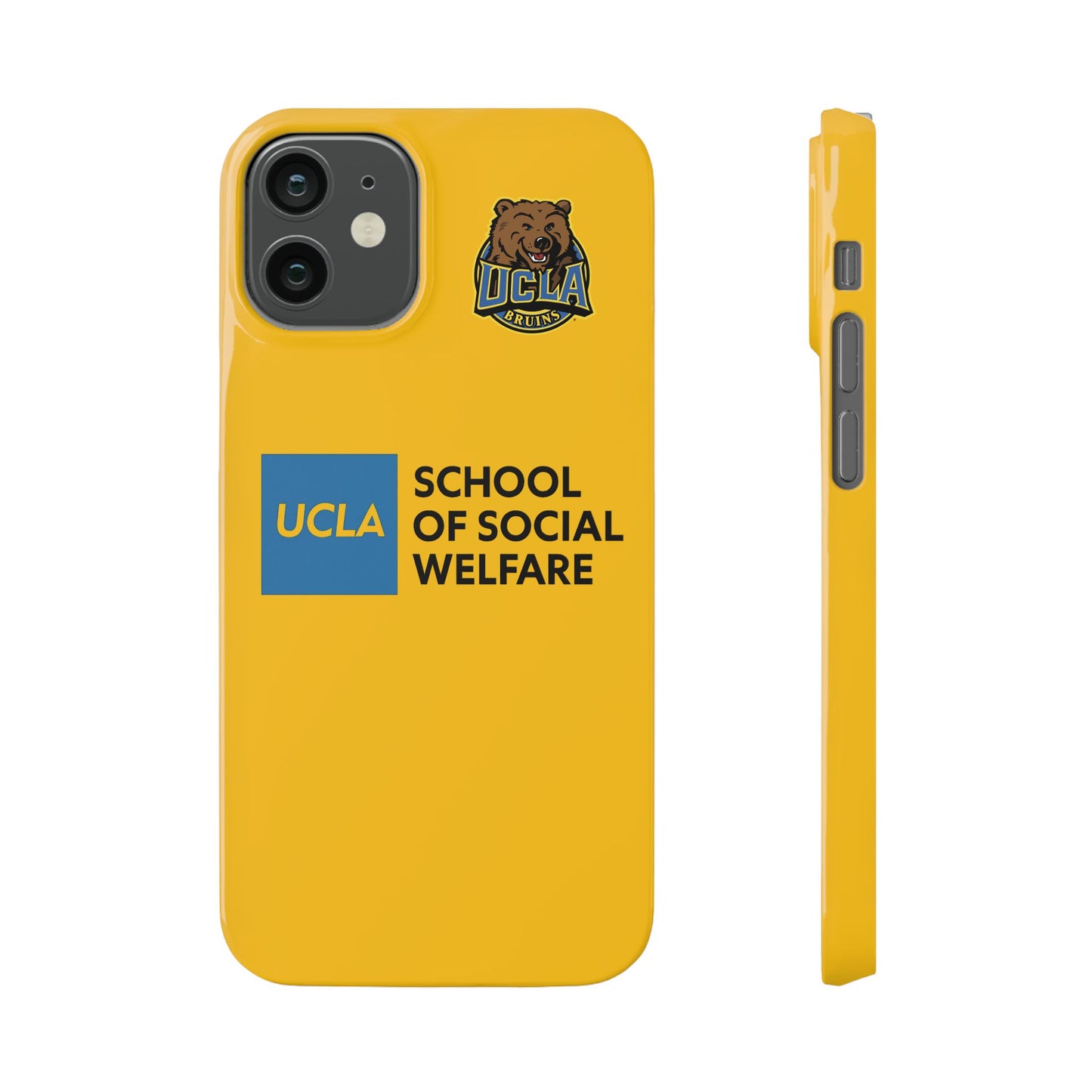 UCLA Slim I-Phone Case - School of Social Welfare (Yellow)