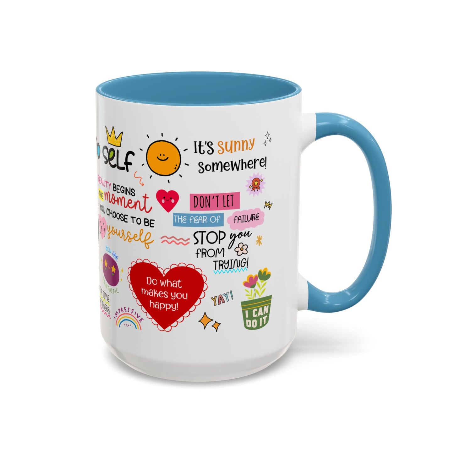 Note to Self Inspirational Coffee Mug — Motivational Quotes 15oz - Social Worker