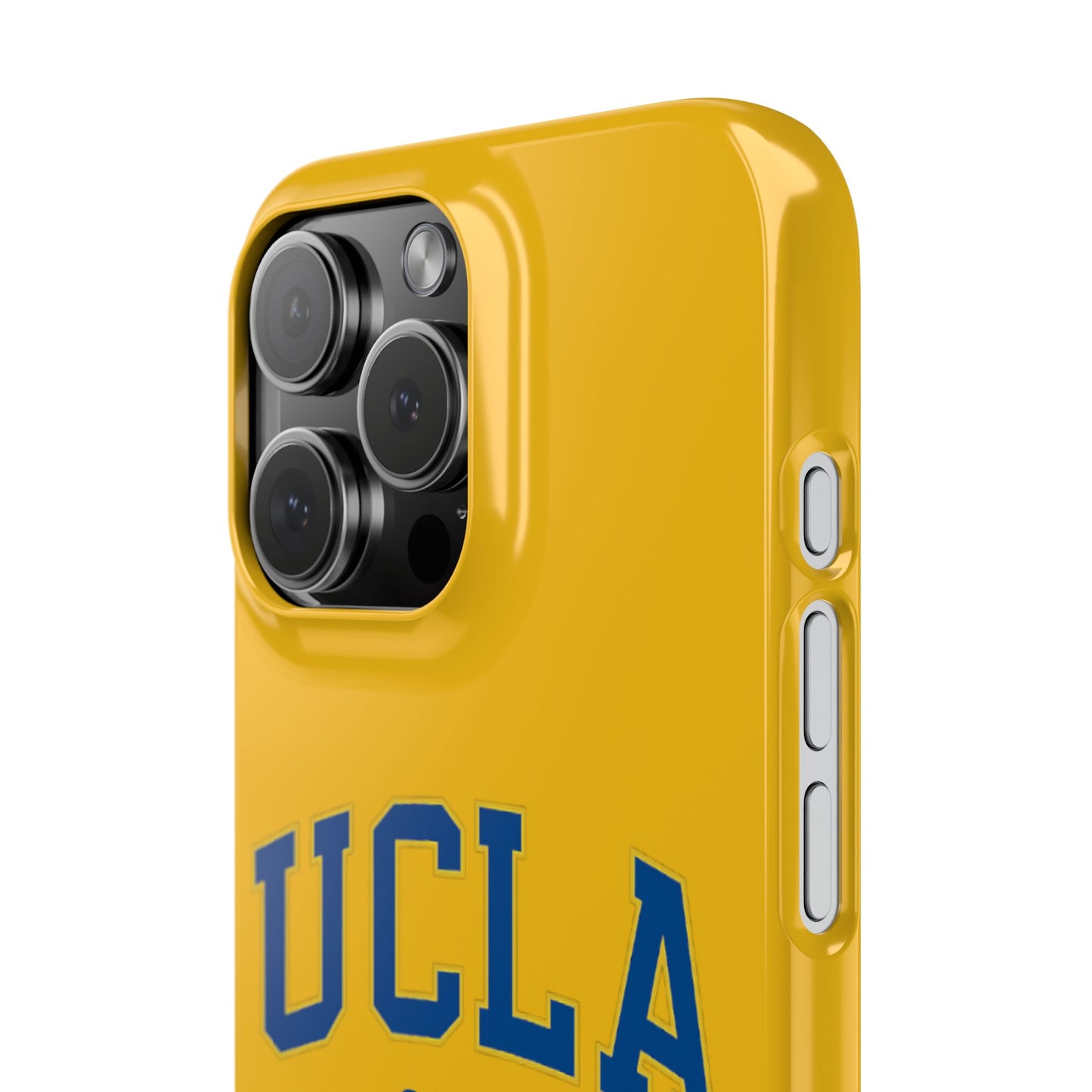 UCLA Slim I-Phone Case - School of Social Welfare-Text Logo (Yellow)
