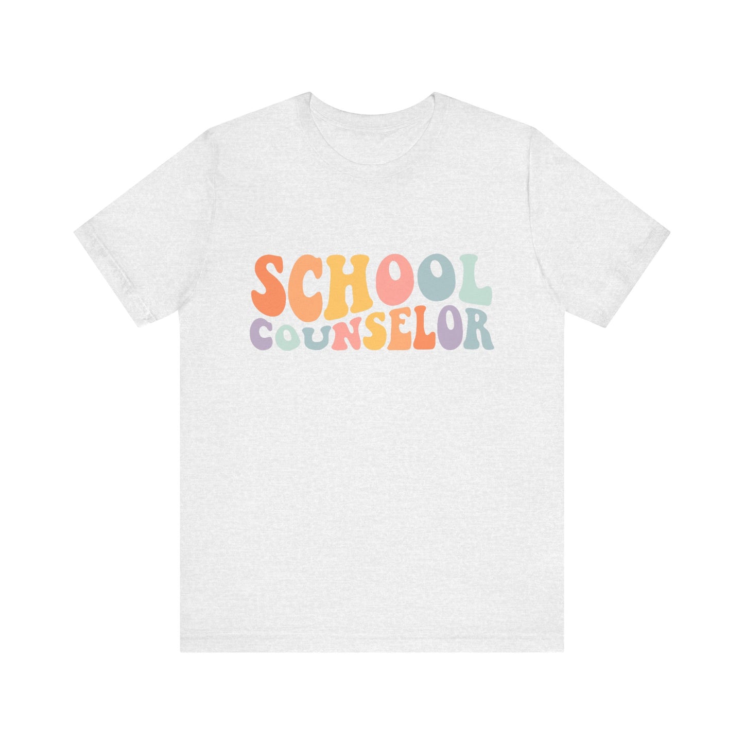 Unisex School Counselor Retro Shirt — Colorful Counseling Appreciation Tee