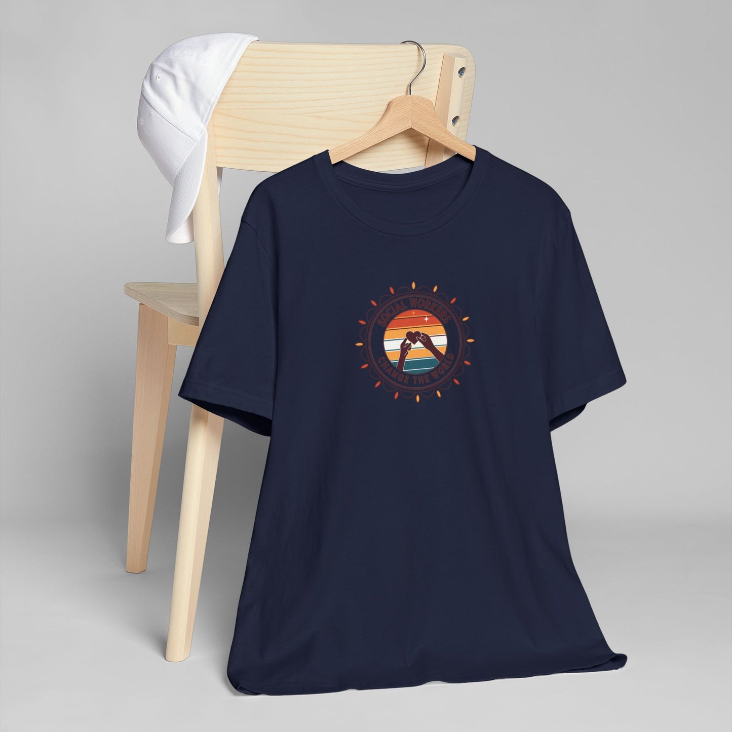T-Shirt — Soul Worker Retro Sunset Graphic (Find Your Way) - Social Worker