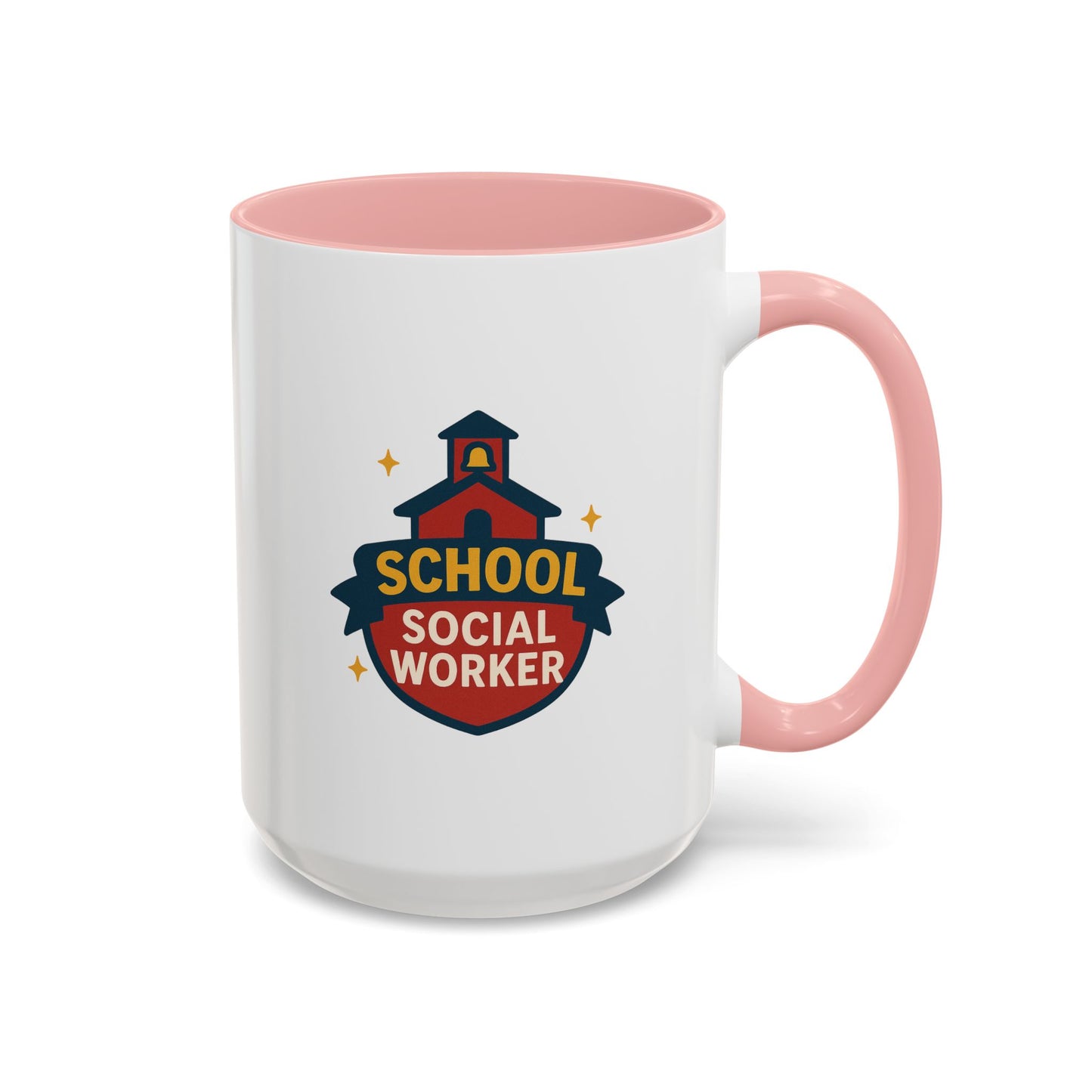 LCSW & School Social Worker Coffee Mug – Fueled by Coffee & Chaos (Various Colors)