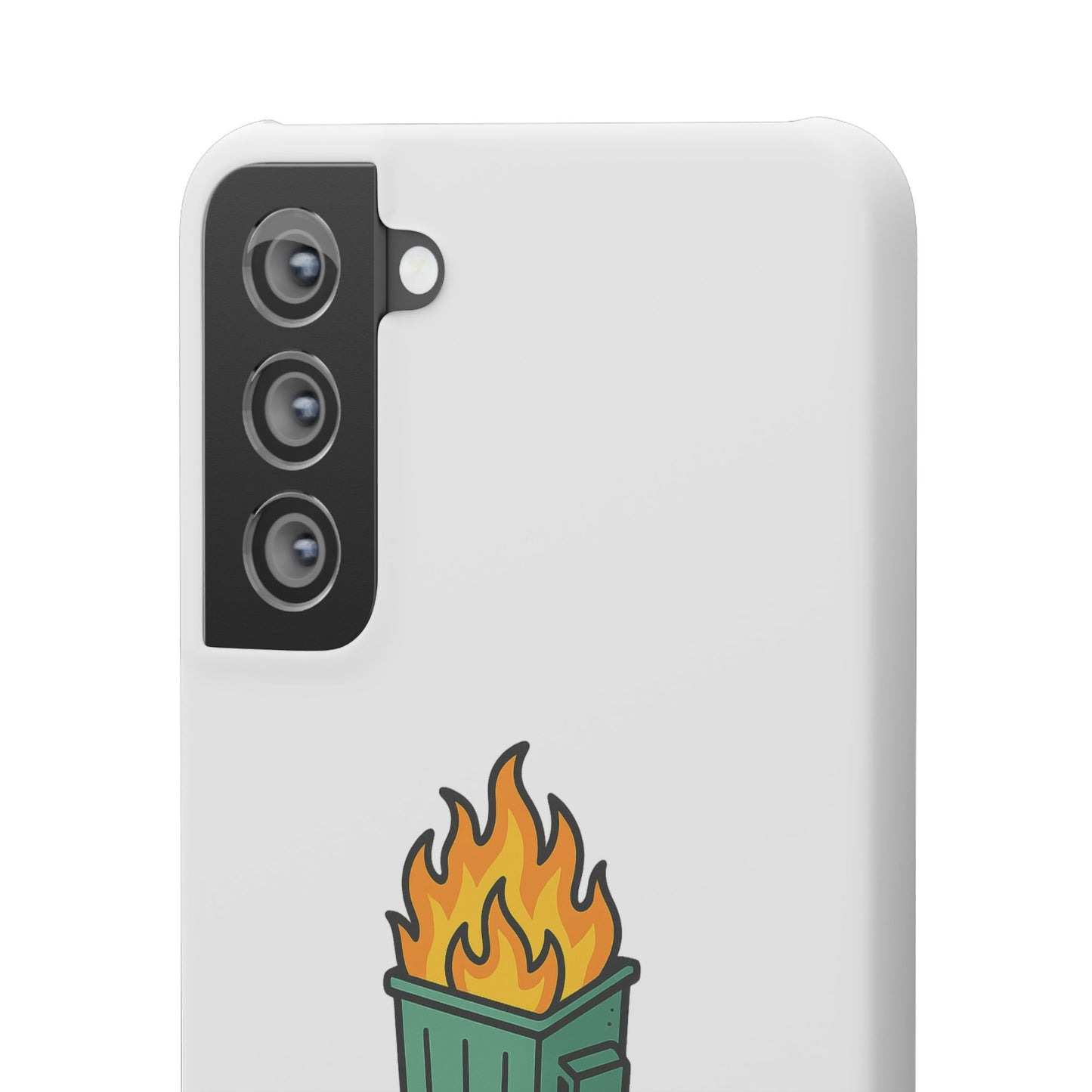 Phone Case — "I'm Fine, It's Fine" Dumpster Fire Design