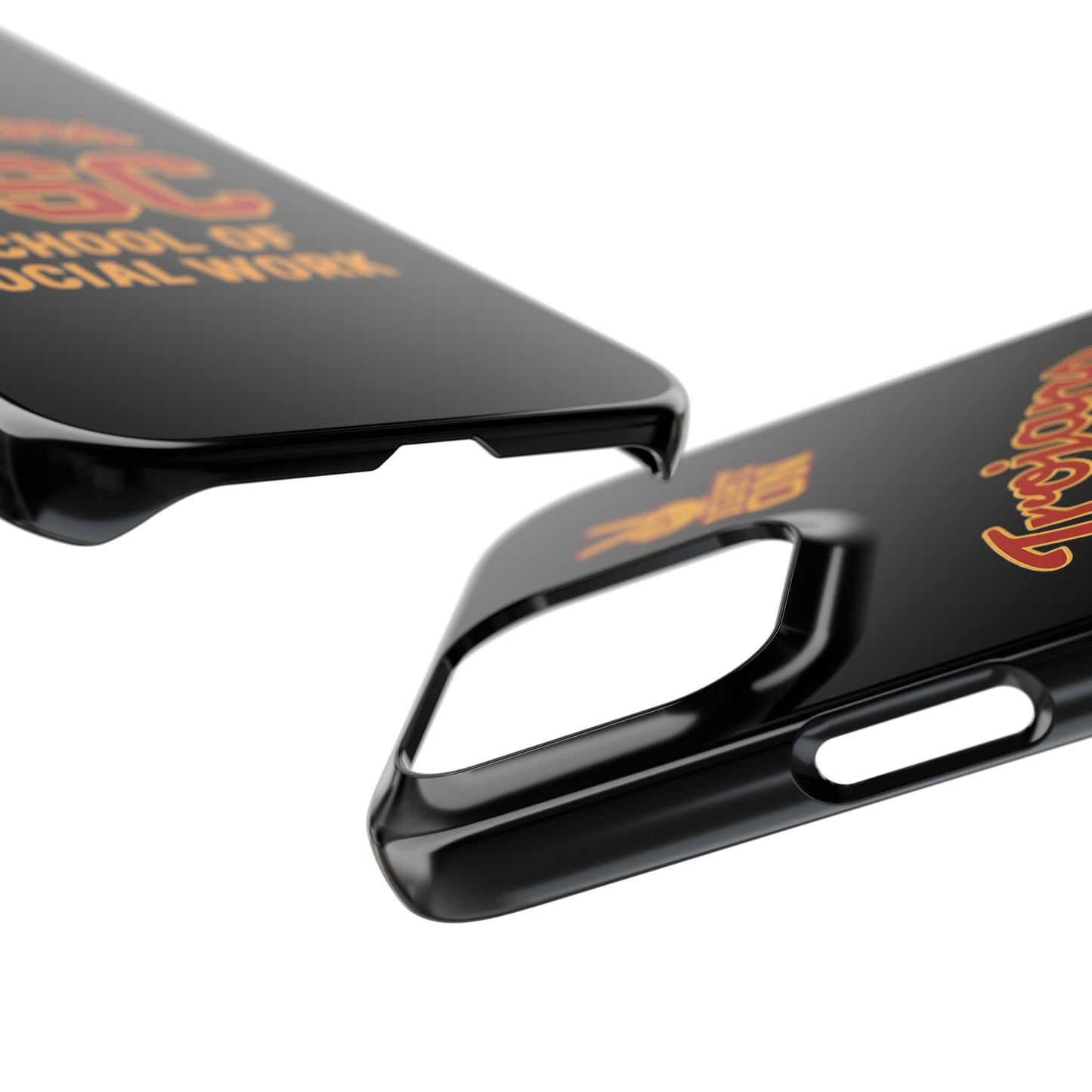 USC Trojans Slim I-Phone Case - School of Social Work (Black)