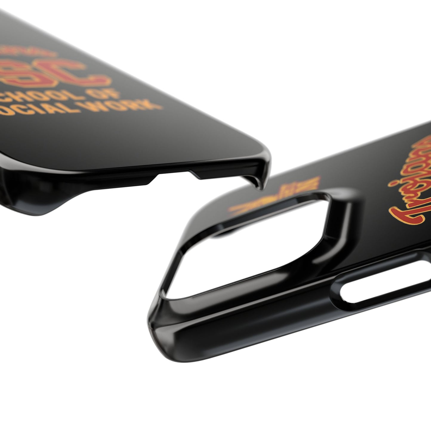 USC Trojans Slim I-Phone Case - School of Social Work (Black)