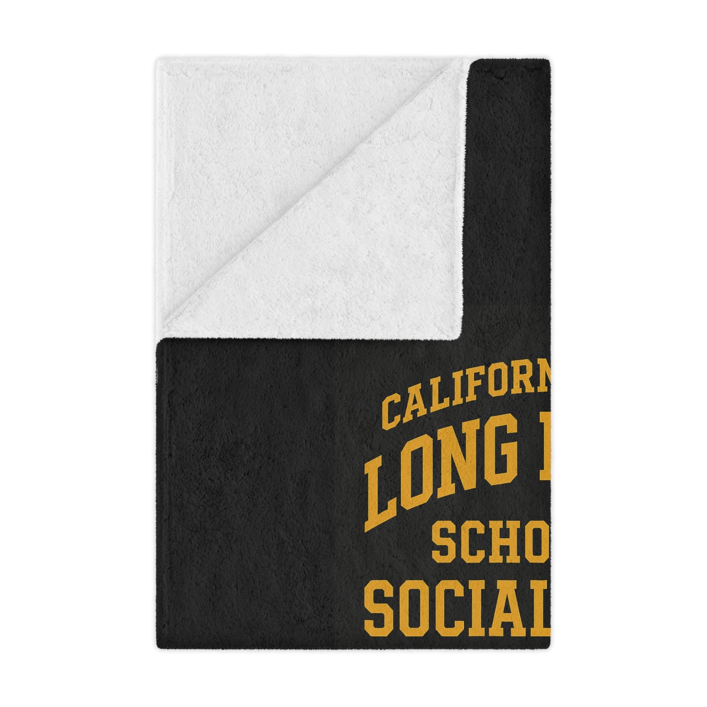 CSULB School of Social Work Mini Blanket - Great for your office chair or your couch at home!