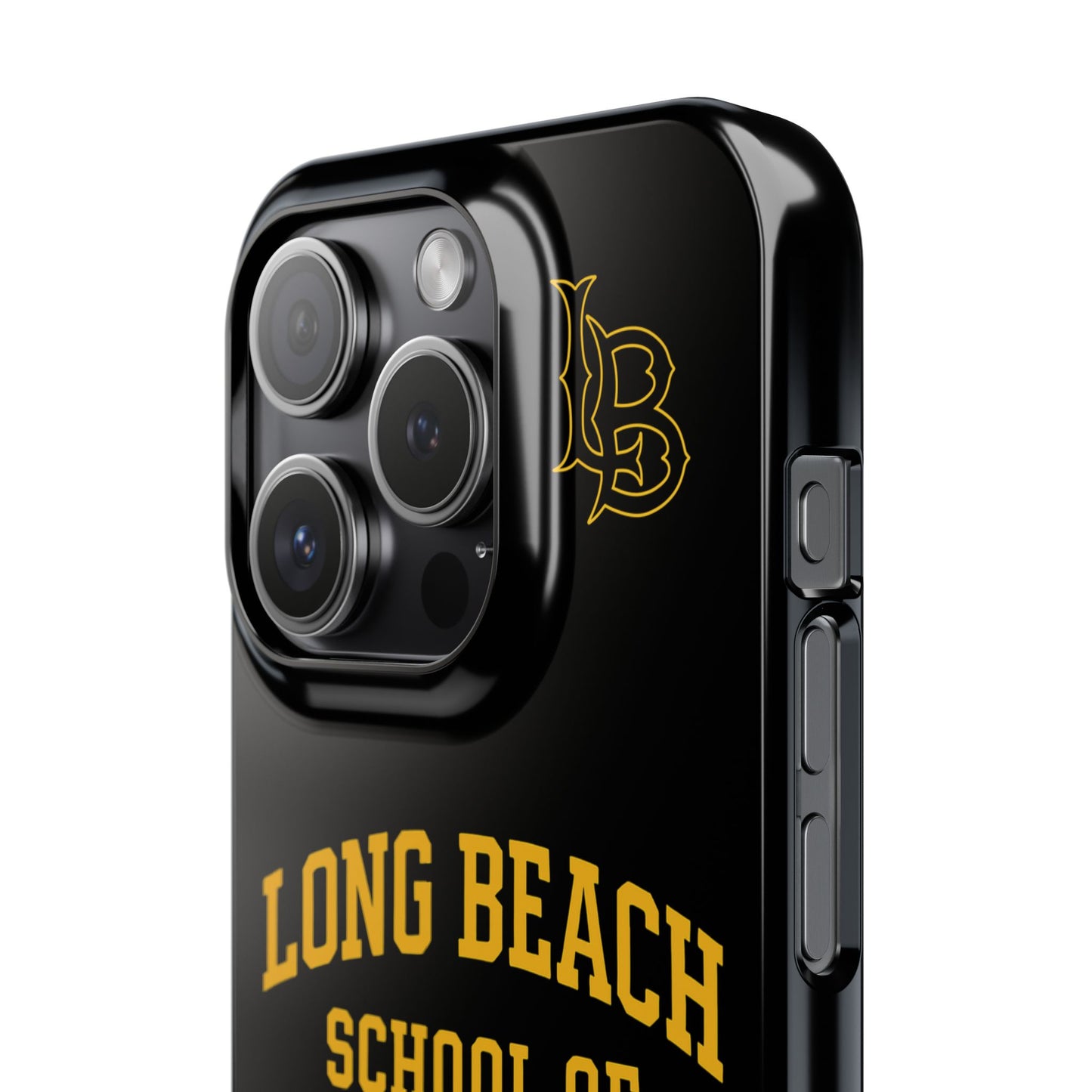 Long Beach State University - Slim I-Phone Case - School of Social Work (Black)