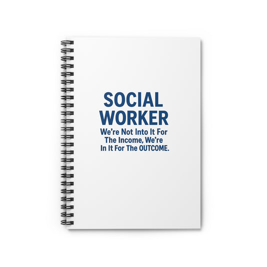 Social Work Spiral Notebook - Perfect for Students & Professionals