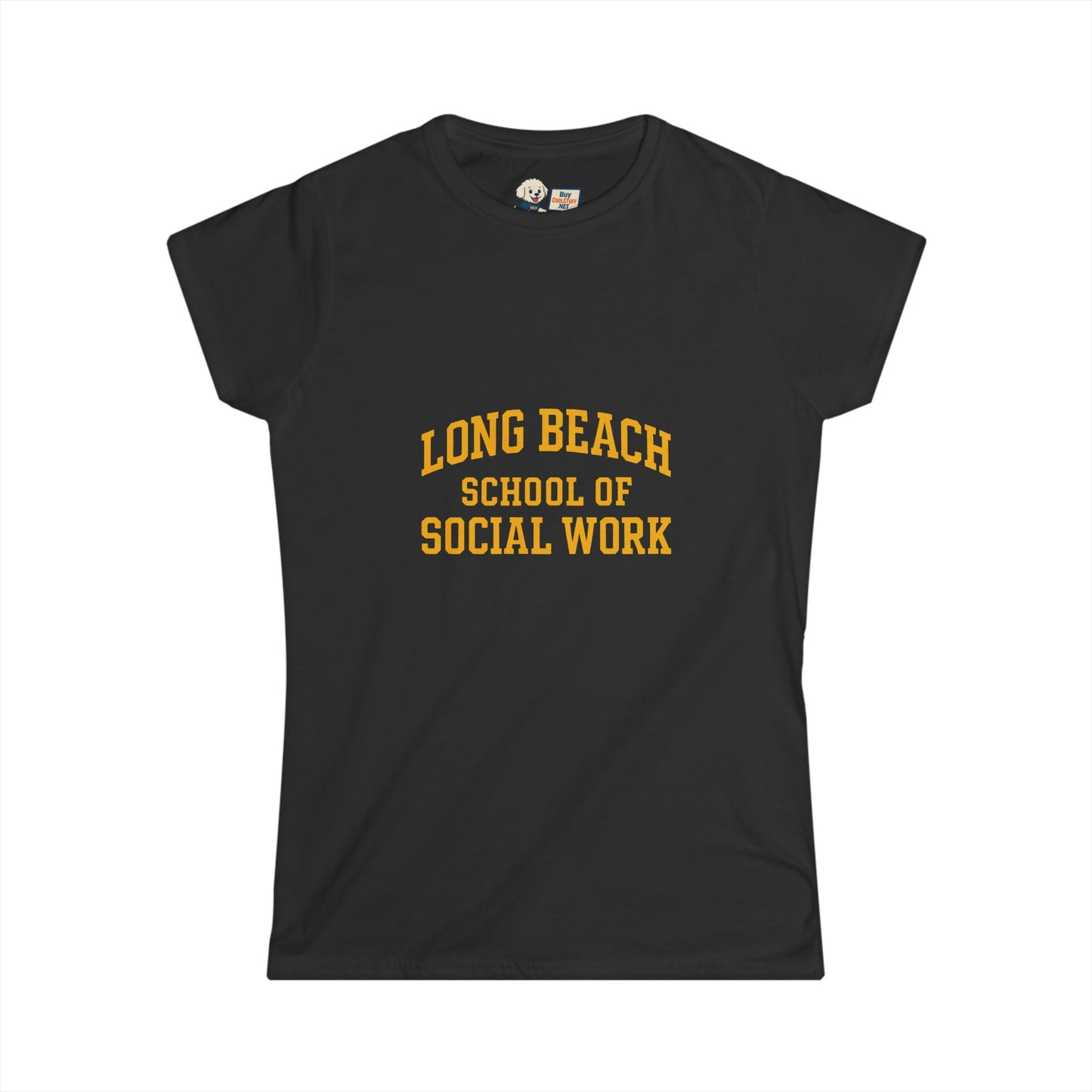 California State Long Beach School of Social Work -Women's Softstyle Tee