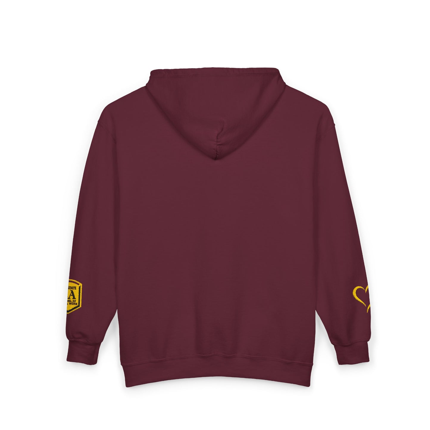 Cal State LA- School of Social Work -Unisex Heavy Blend™ Full Zip Hooded Sweatshirt - Ultimate Comfort for Fans