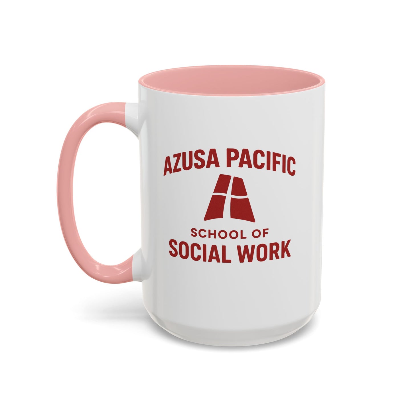 Azusa Pacific University - School of Social Work -Accent Mug - 15oz