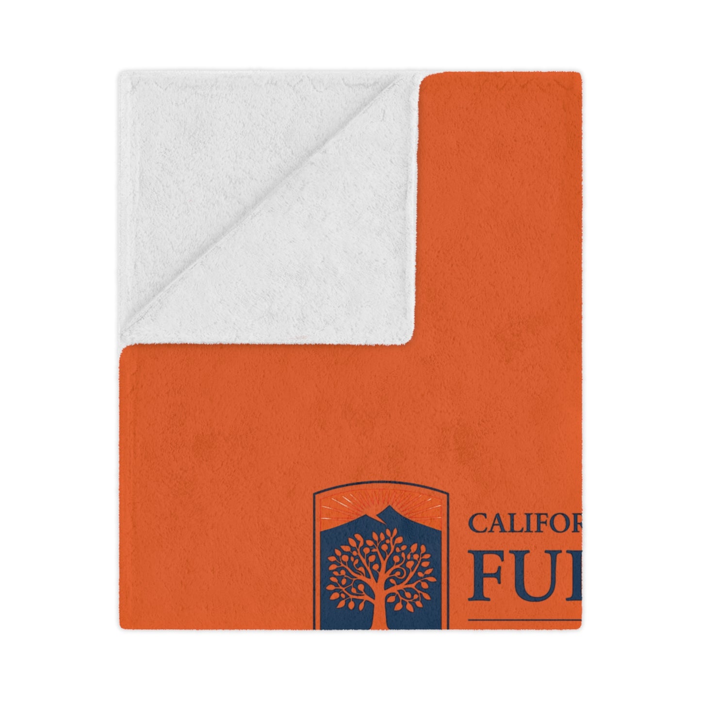 CSU Fullerton - School of Social Work Mini Blanket - Great for your office chair or your couch at home!