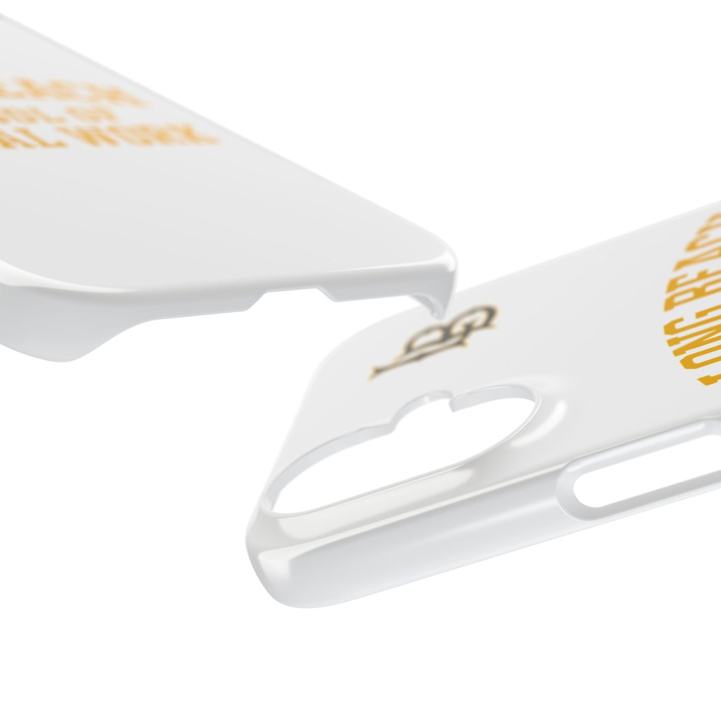 Long Beach State University - Slim I-Phone Case - School of Social Work (White