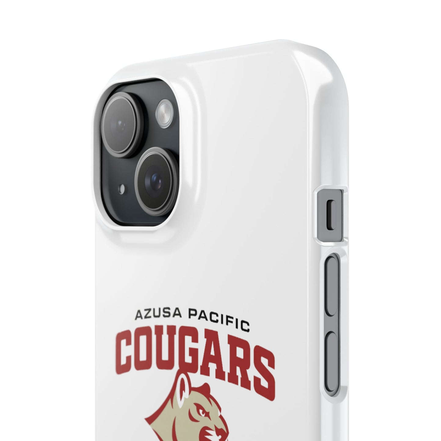 Azuza Pacific University - Slim I-Phone Case - School of Social Work (White)