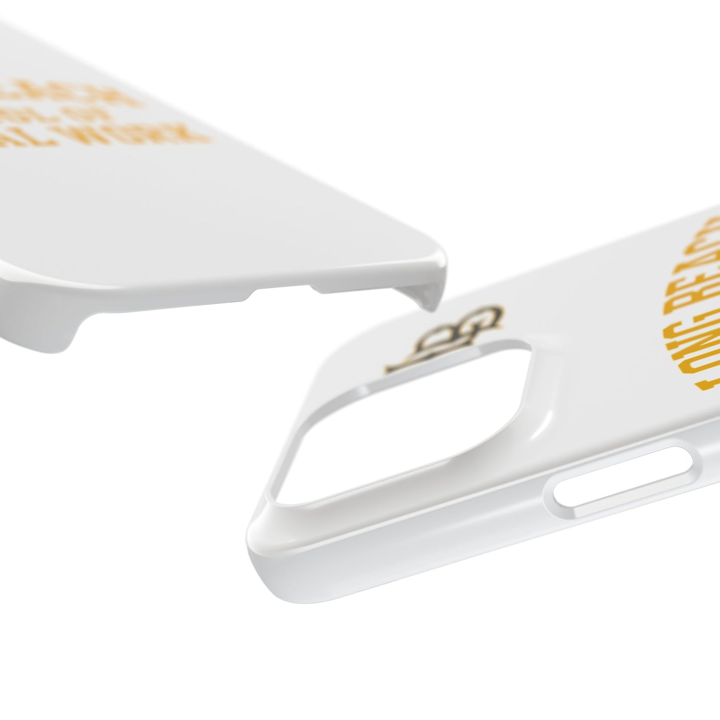 Long Beach State University - Slim I-Phone Case - School of Social Work (White