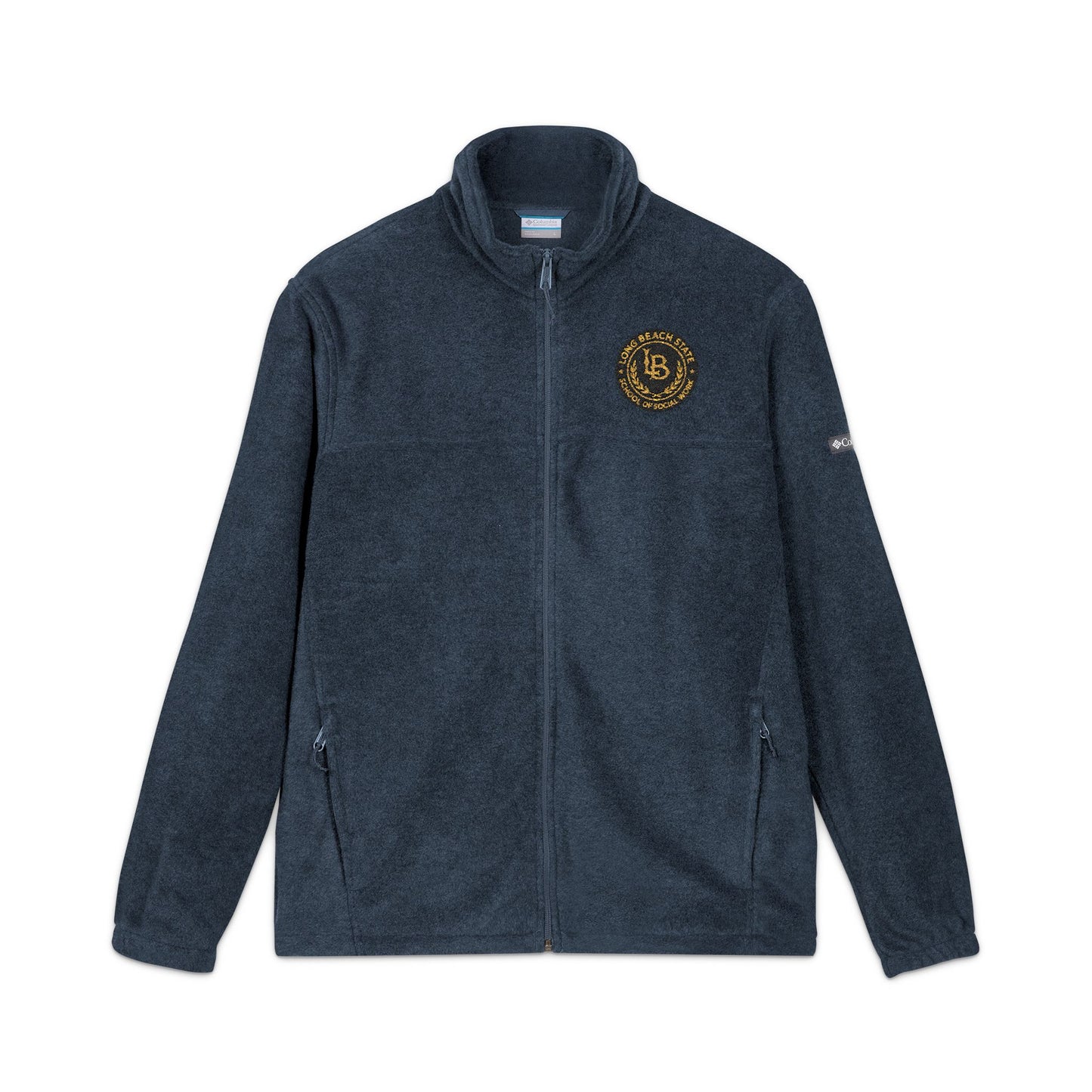 Cal State Long Beach- School of Social Work -Embroidered Unisex Columbia Fleece Jacket - Cozy & Stylish Outdoor Wear
