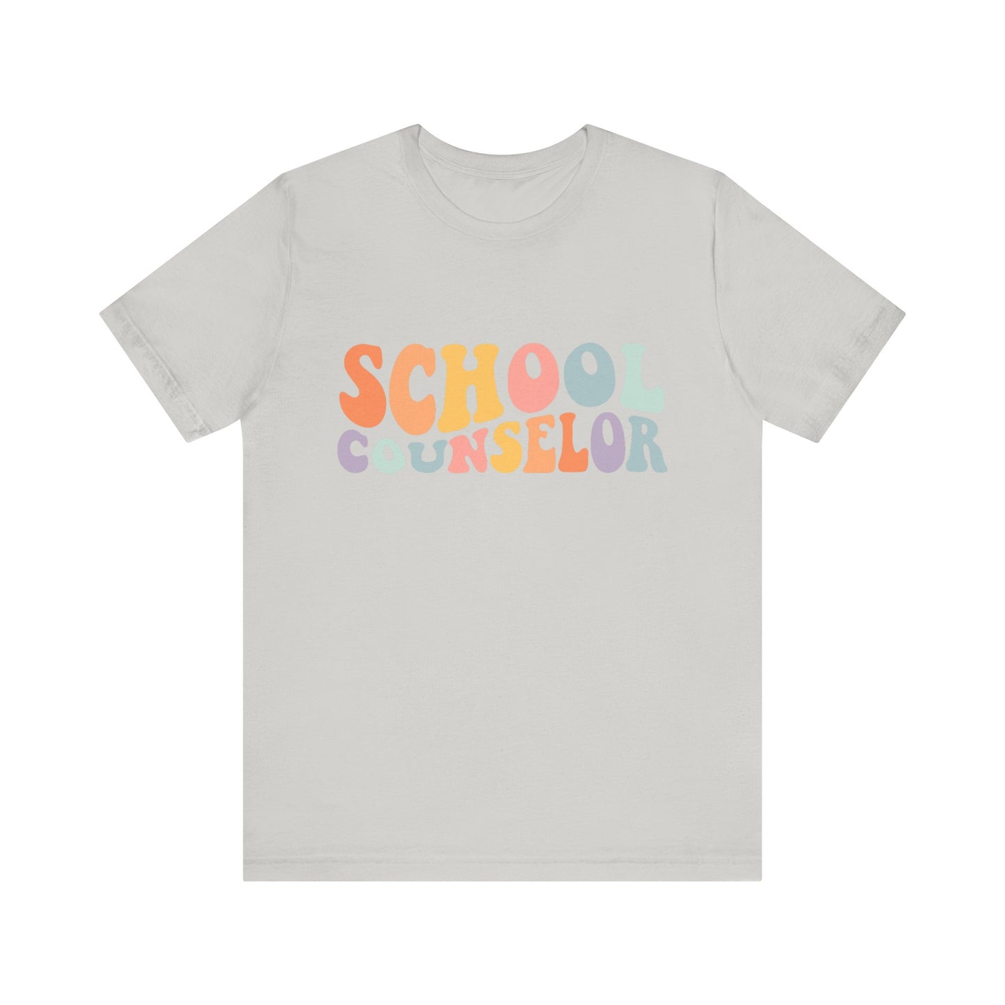 Unisex School Counselor Retro Shirt — Colorful Counseling Appreciation Tee