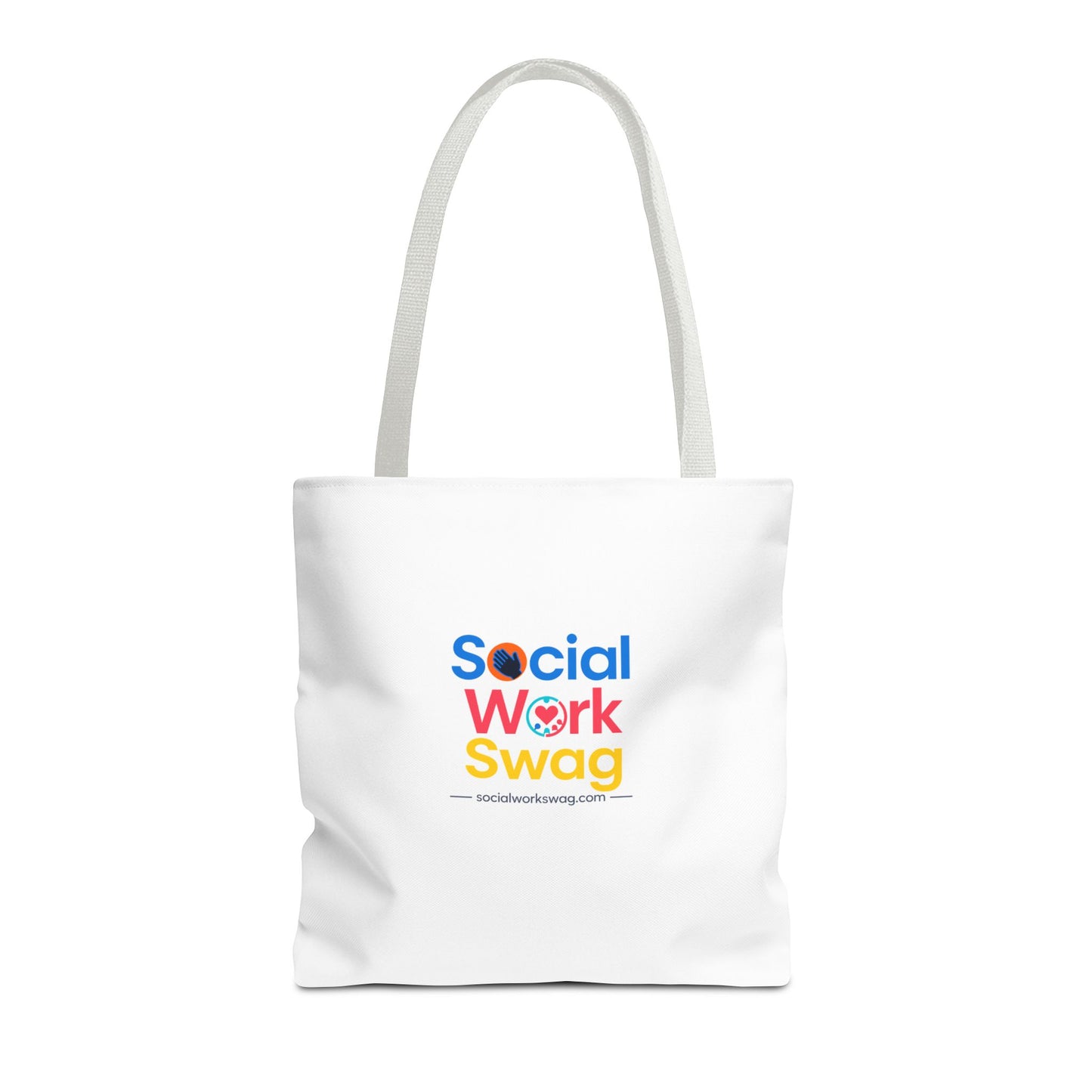 Social Work Swag Tote Bag — Colorful Social Worker Gift Tote